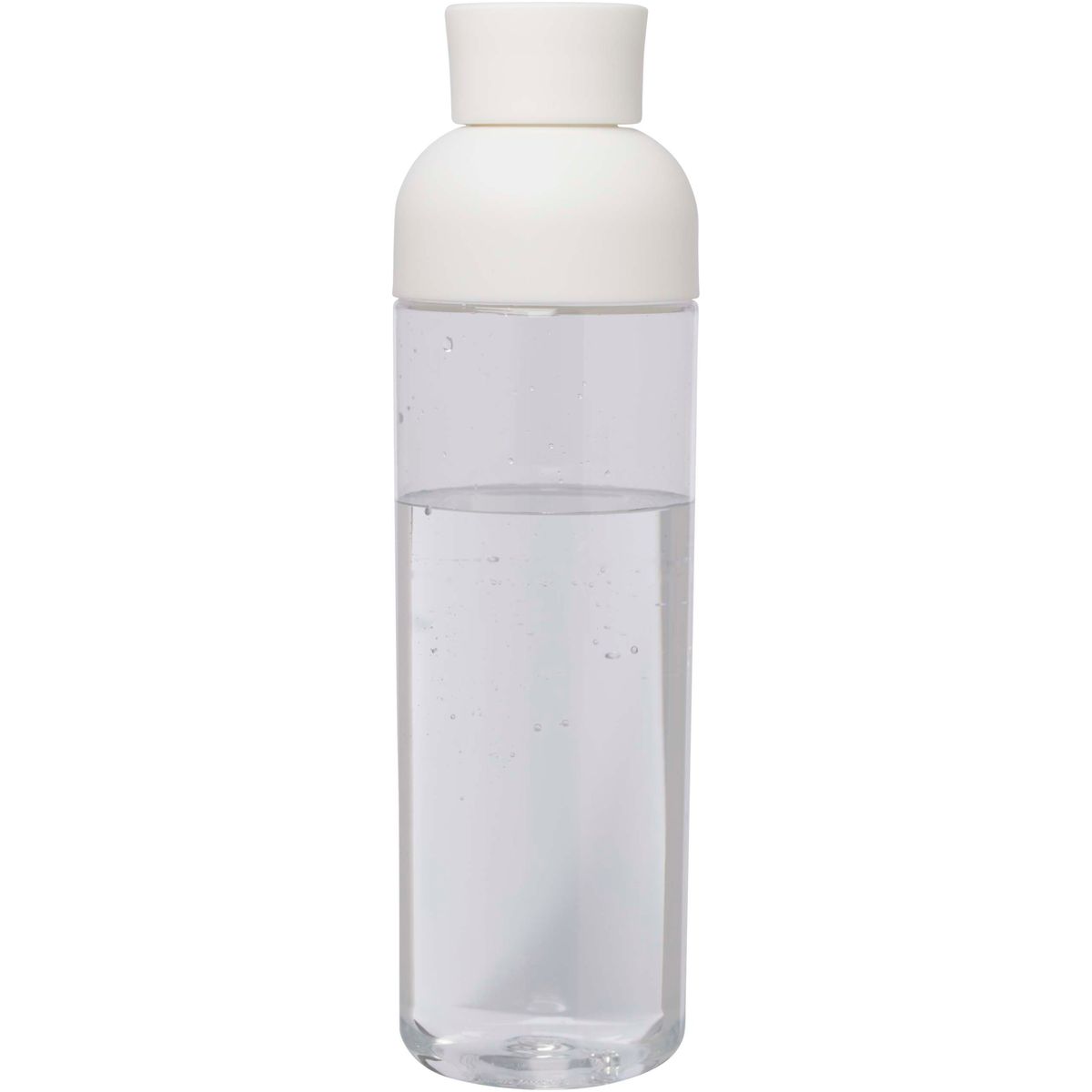 Botellas de agua de PET reciclado de 600 ml con asa de silicona