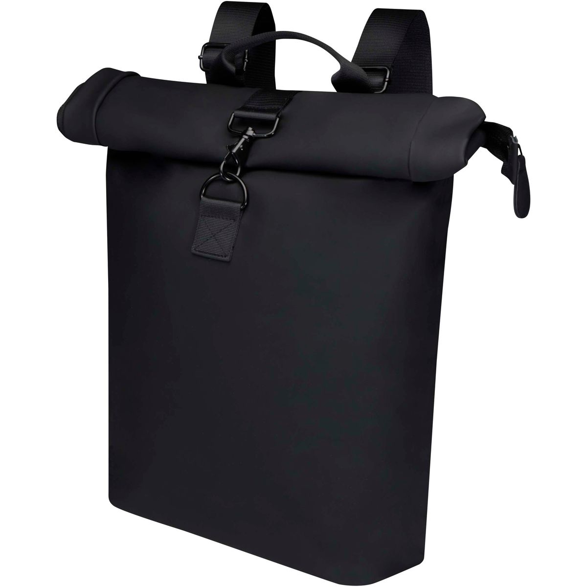 Mochilas recicladas con cierre enrollable y compartimento para tableta, 15,6 pulgadas, 12 litros