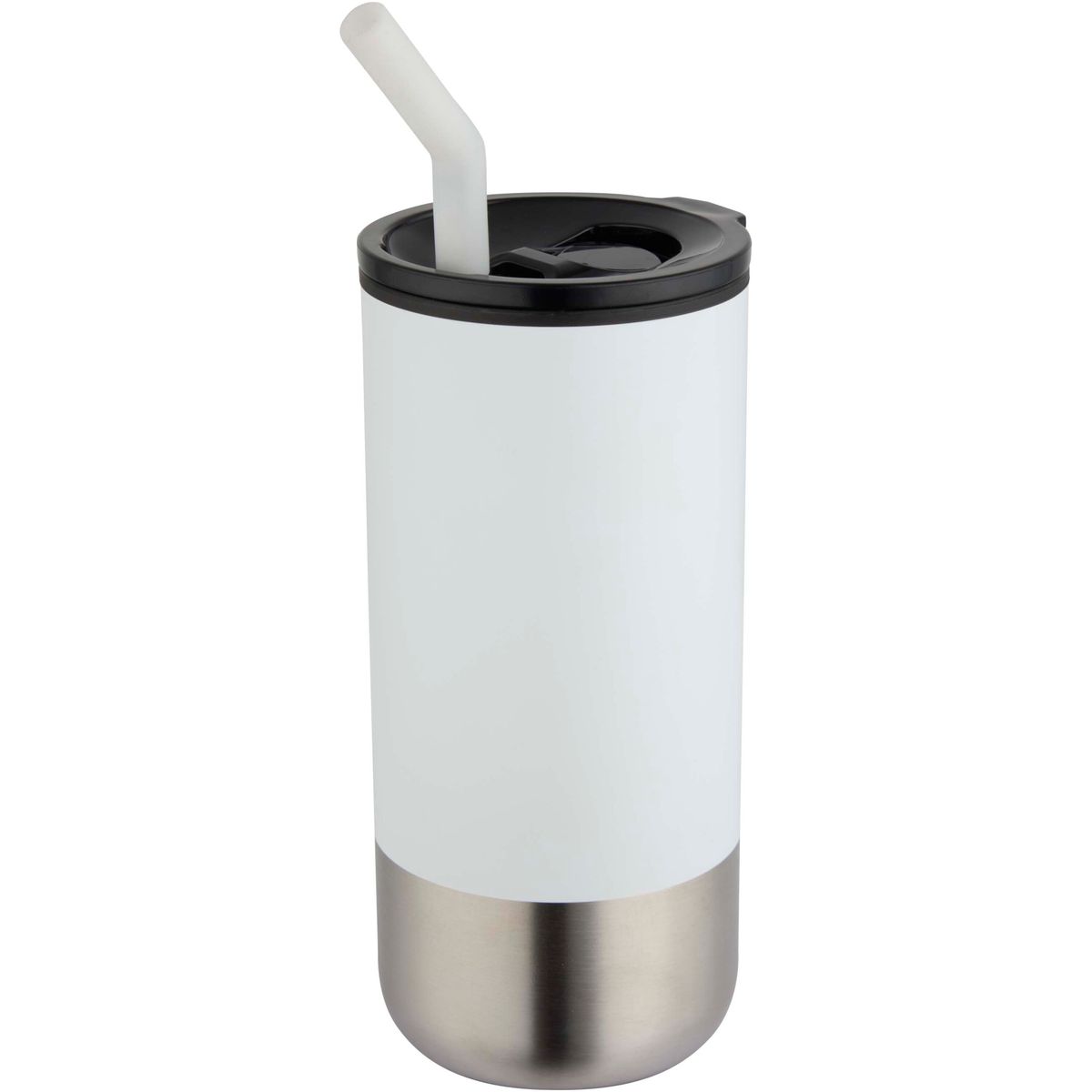 Vasos térmicos de acero inoxidable reciclado con pajita de acero inoxidable