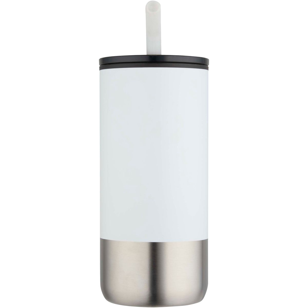 Vasos térmicos de acero inoxidable reciclado con pajita de acero inoxidable