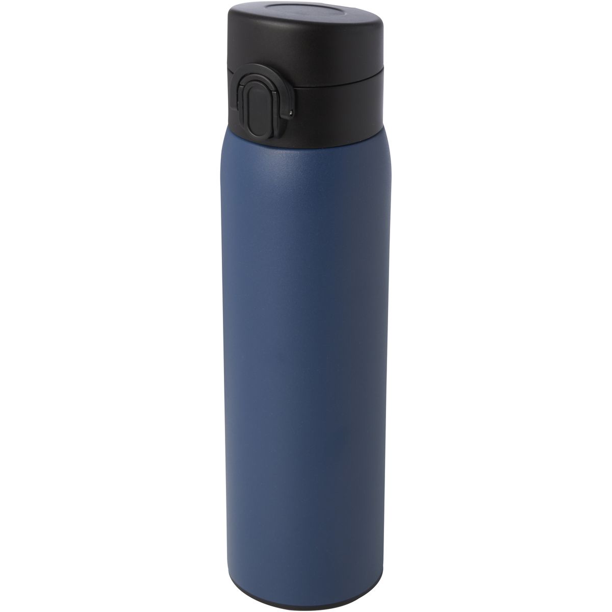 Termos de acero inoxidable reciclado de 450 ml con botón pulsador