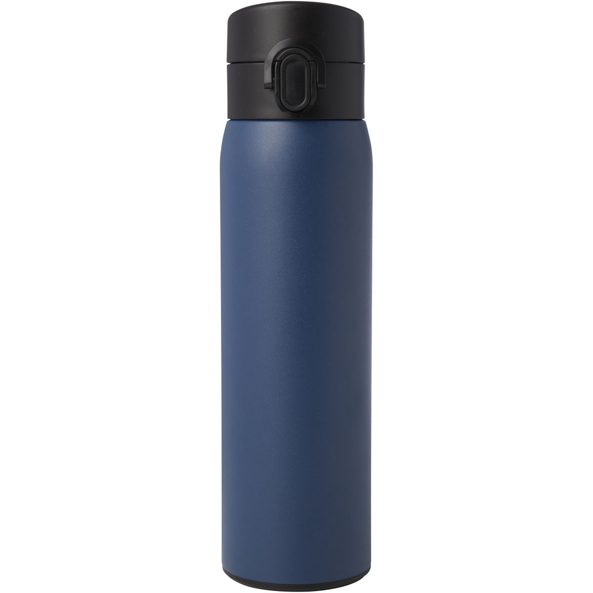 Termos de acero inoxidable reciclado de 450 ml con botón pulsador