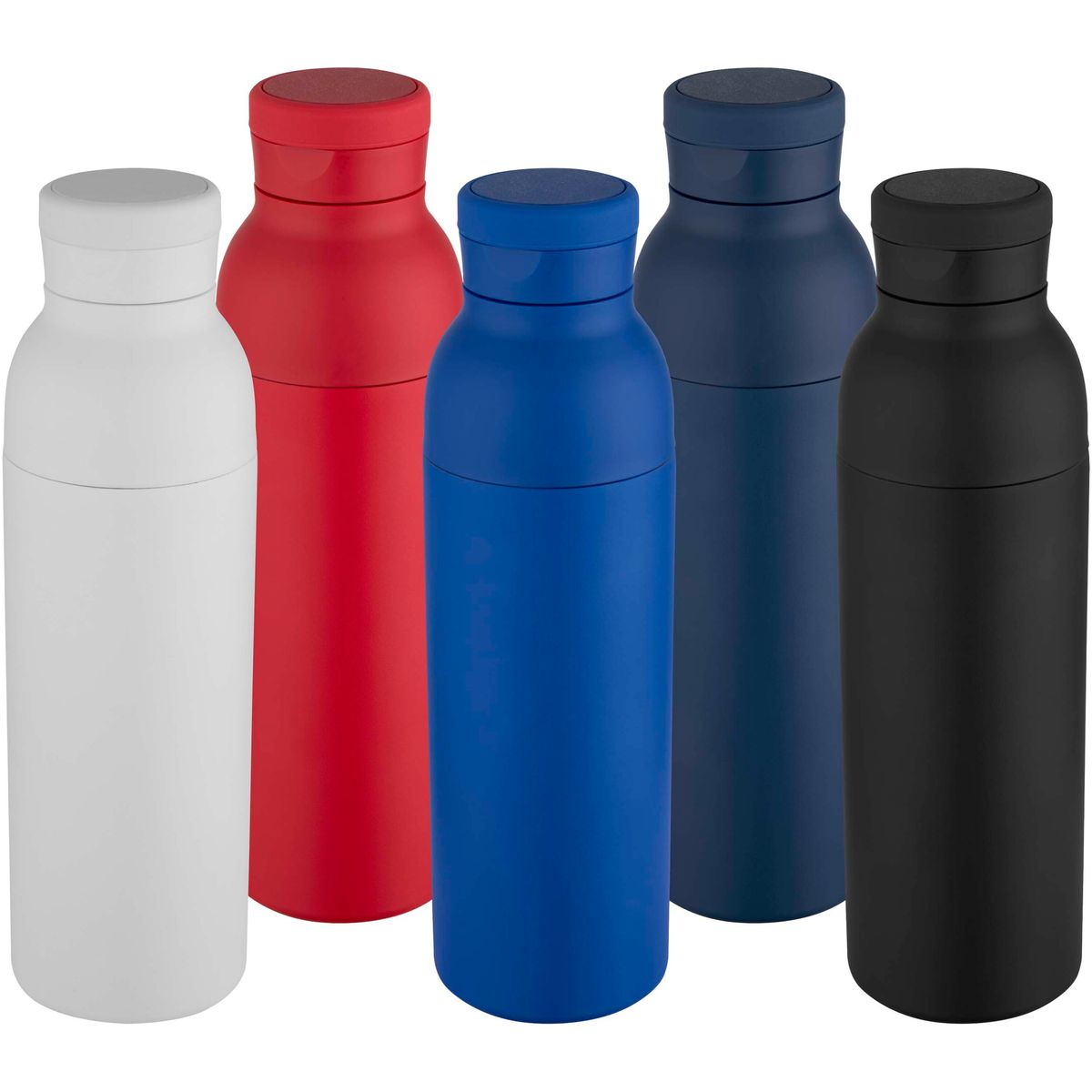 Botellas de agua de acero inoxidable reciclado de 650 ml, con aislamiento de doble pared