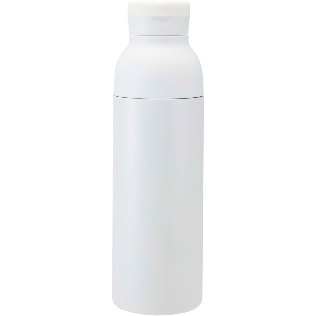 Botellas de agua de acero inoxidable reciclado de 650 ml con 3 tapas intercambiables