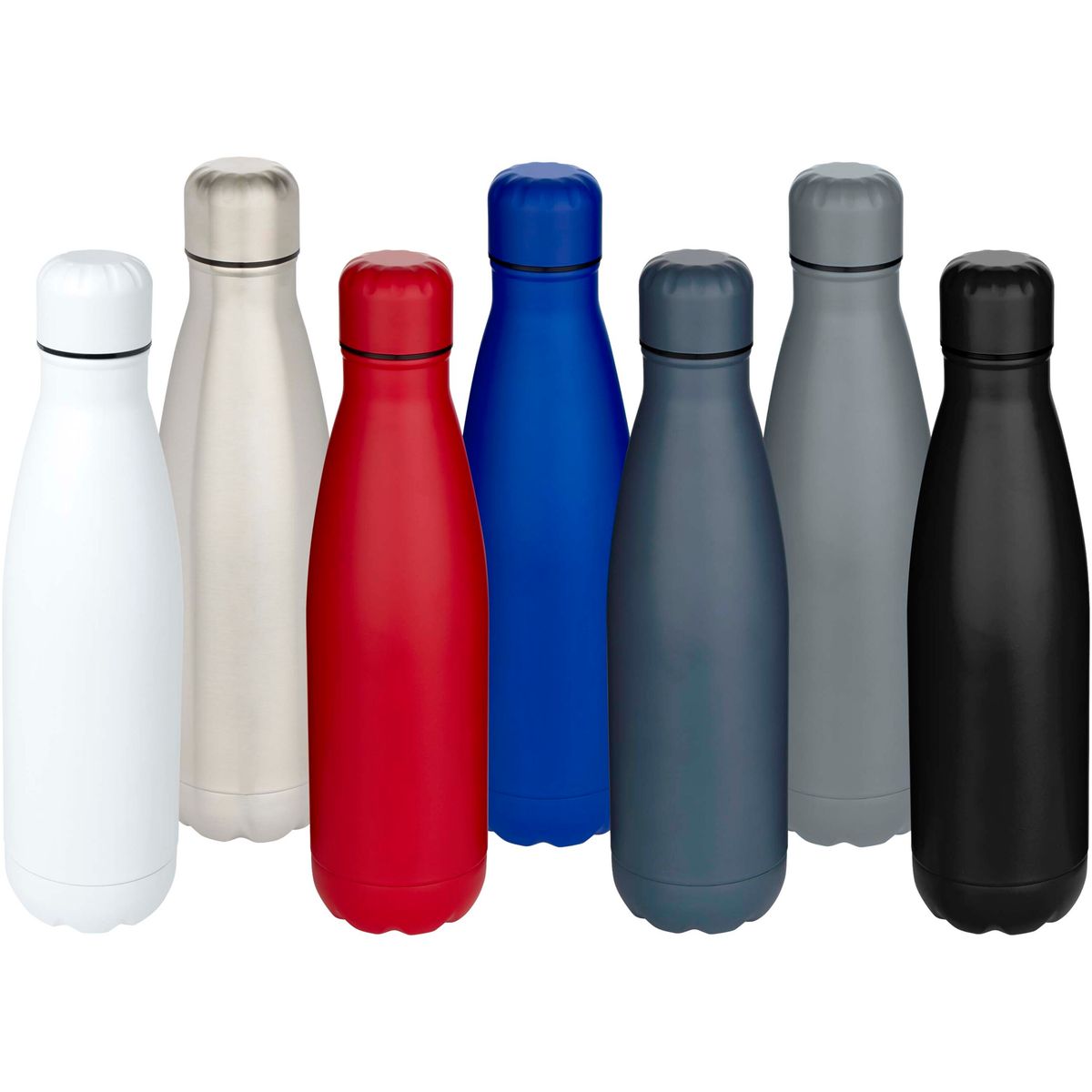 Botellas de agua de acero inoxidable reciclado de 750 ml, de pared simple