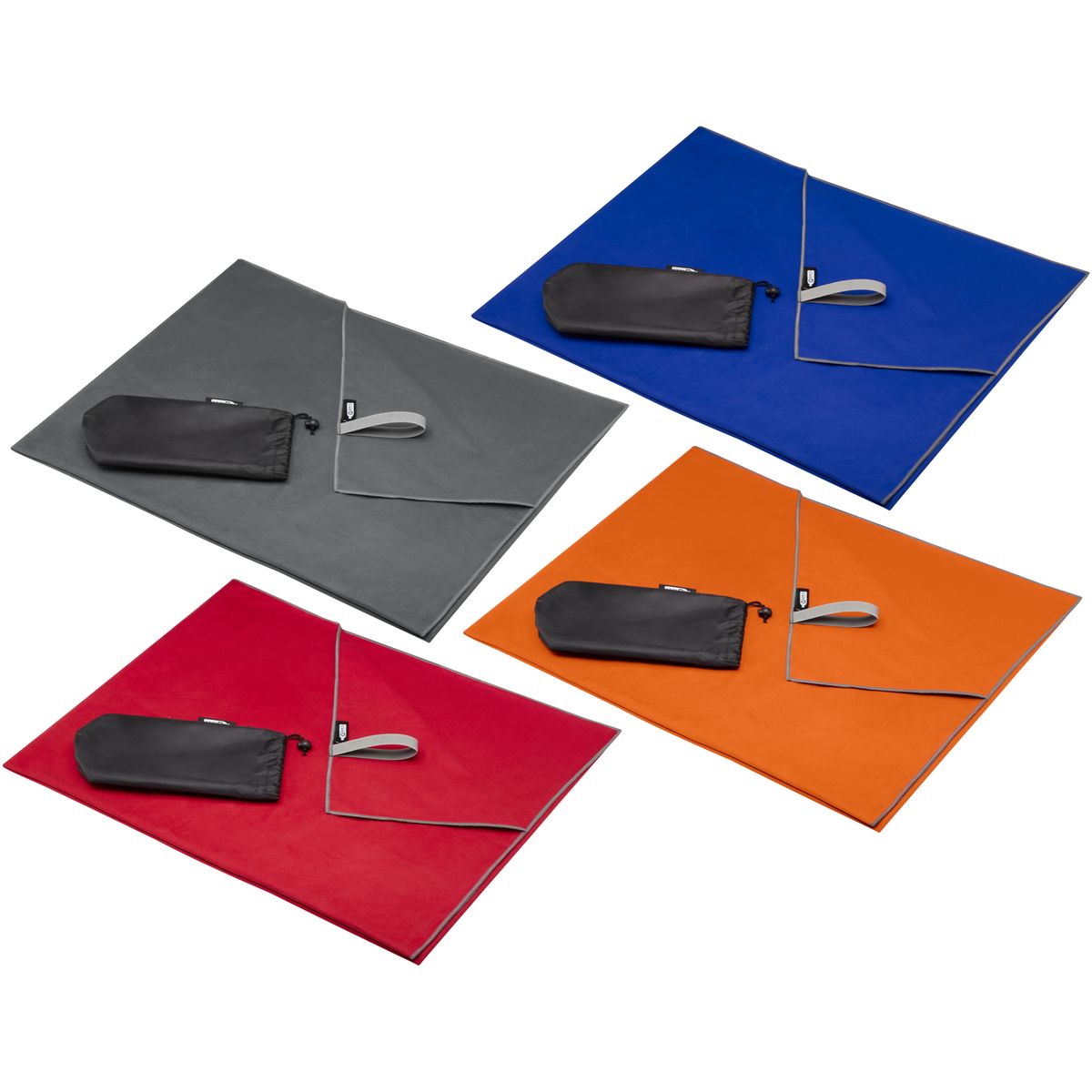 Toallas deportivas de secado rápido recicladas de 100 x 180 cm