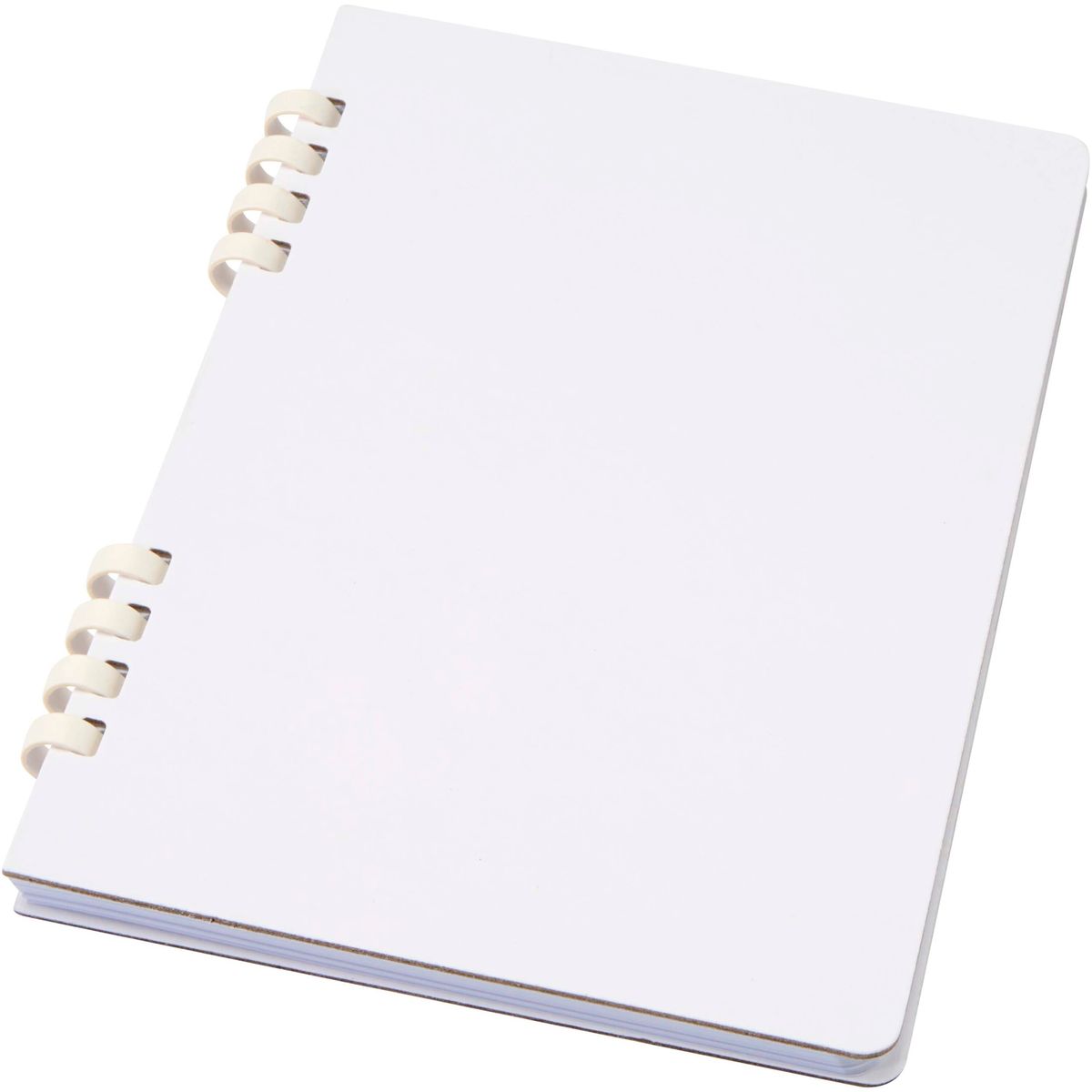 Cuadernos de espiral reciclados de tapa dura, 14,2 x 21,1 cm