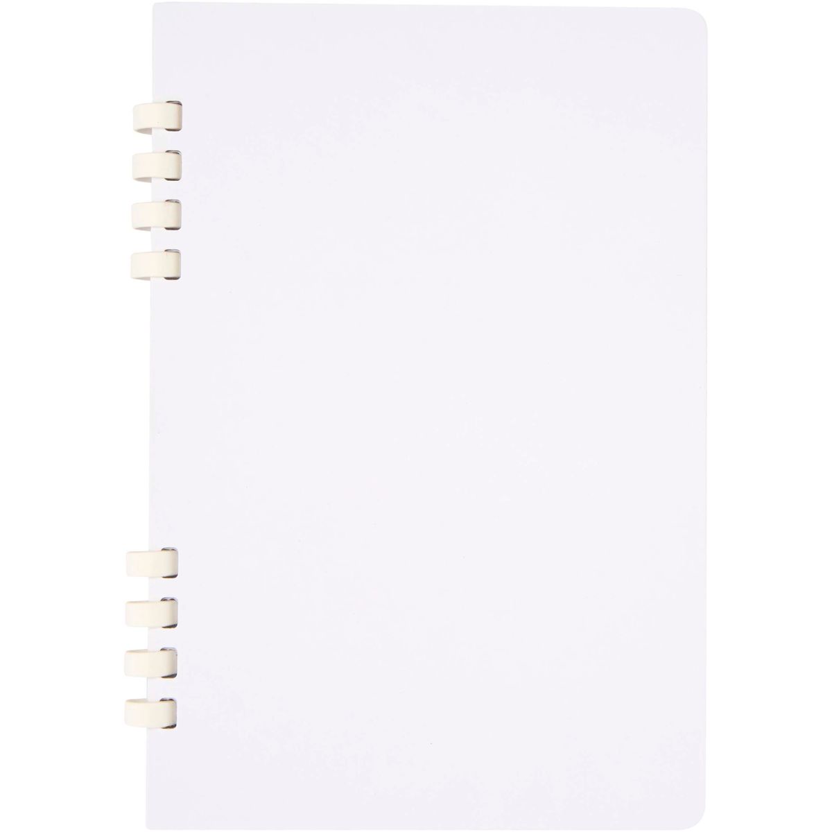 Cuadernos de espiral reciclados de tapa dura, 14,2 x 21,1 cm