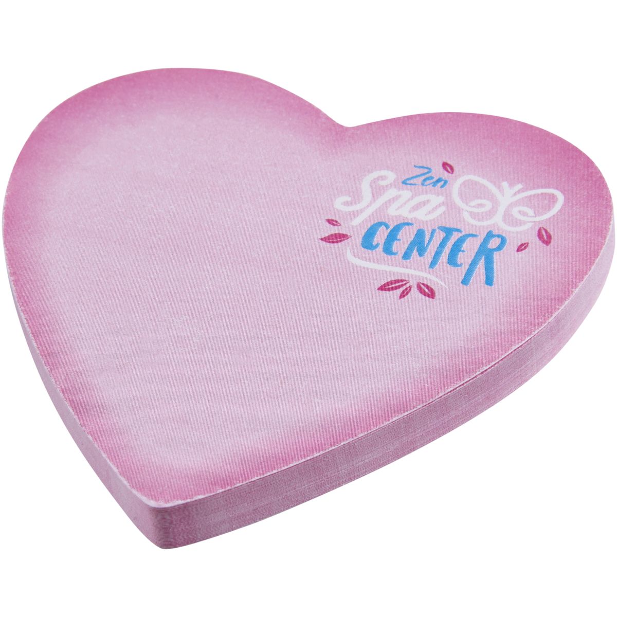 Notas adhesivas recicladas con forma de corazón, 50 hojas