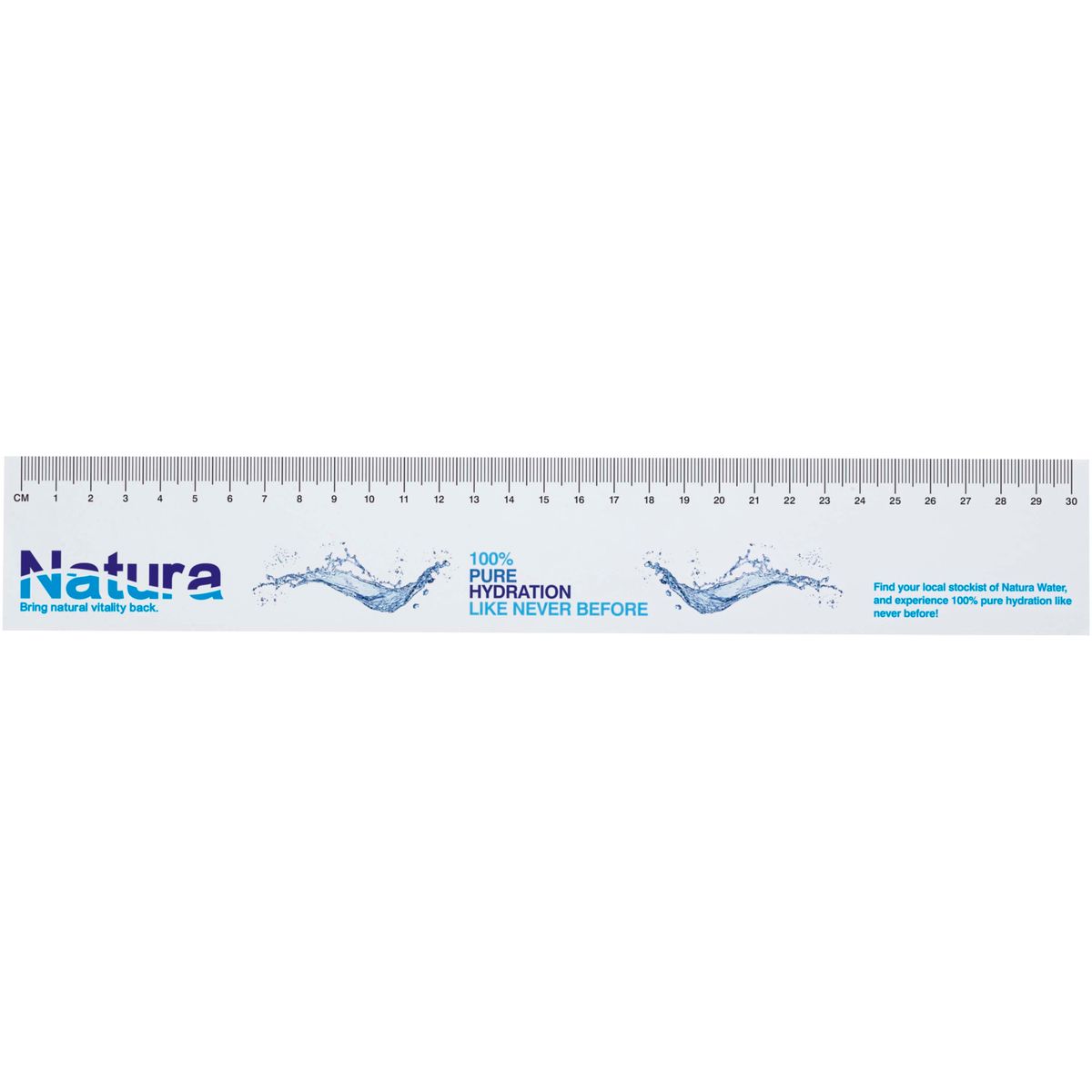 Notas adhesivas recicladas con regla de 30 cm