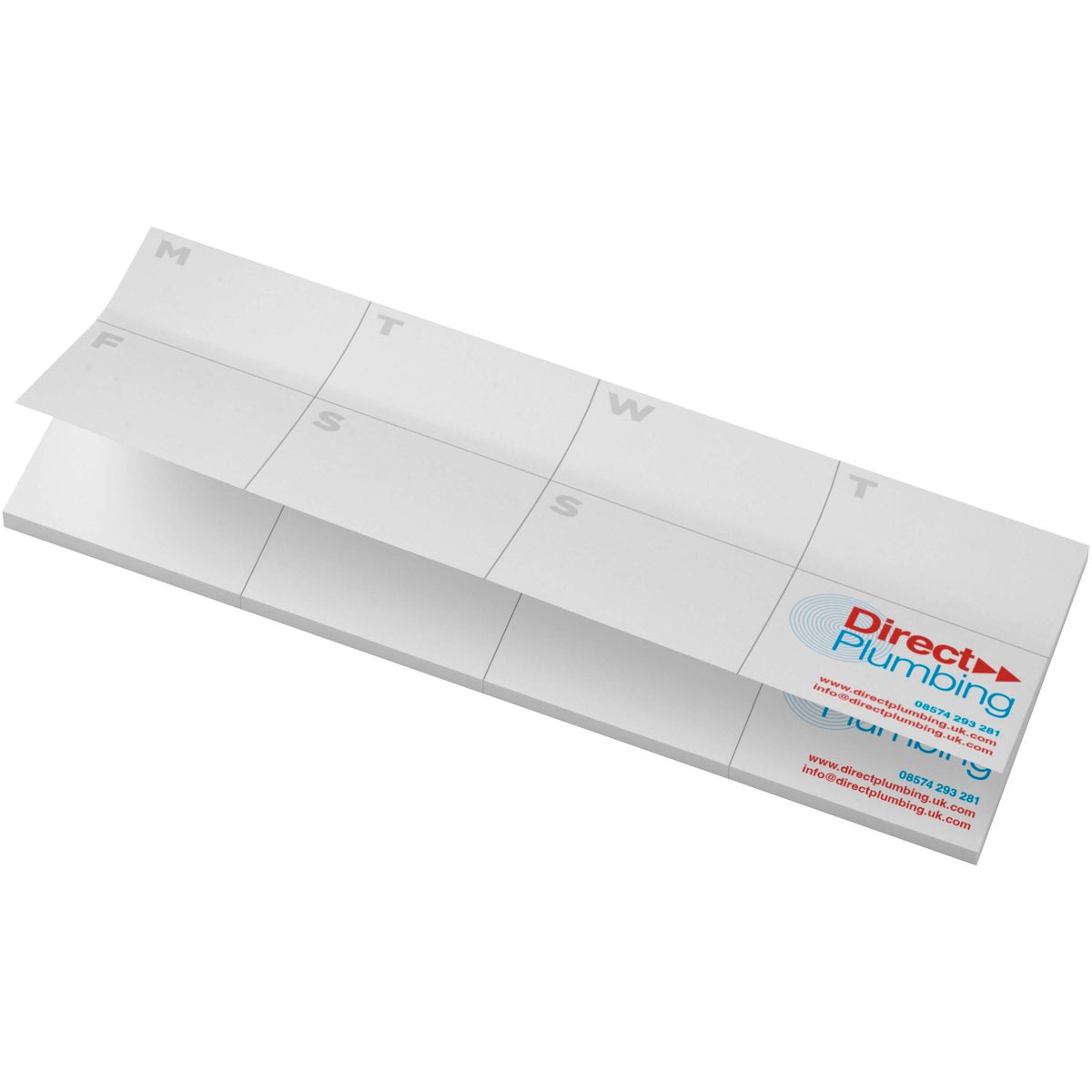 Notas adhesivas recicladas con planificador
