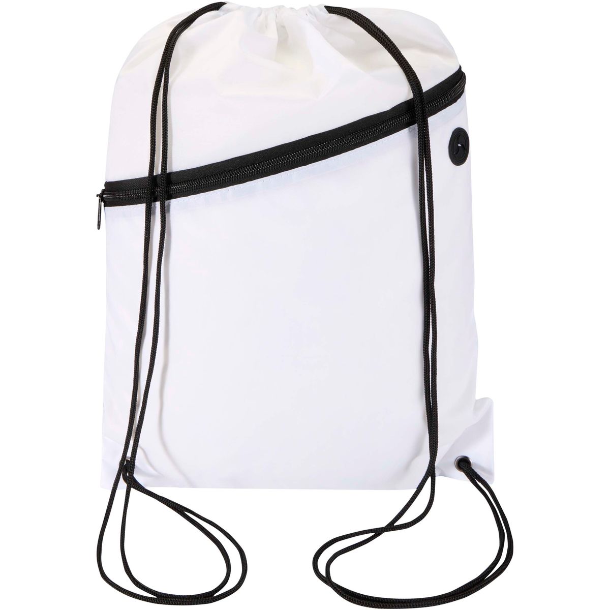 Mochilas de cuerdas recicladas con salida para cable, 5 litros