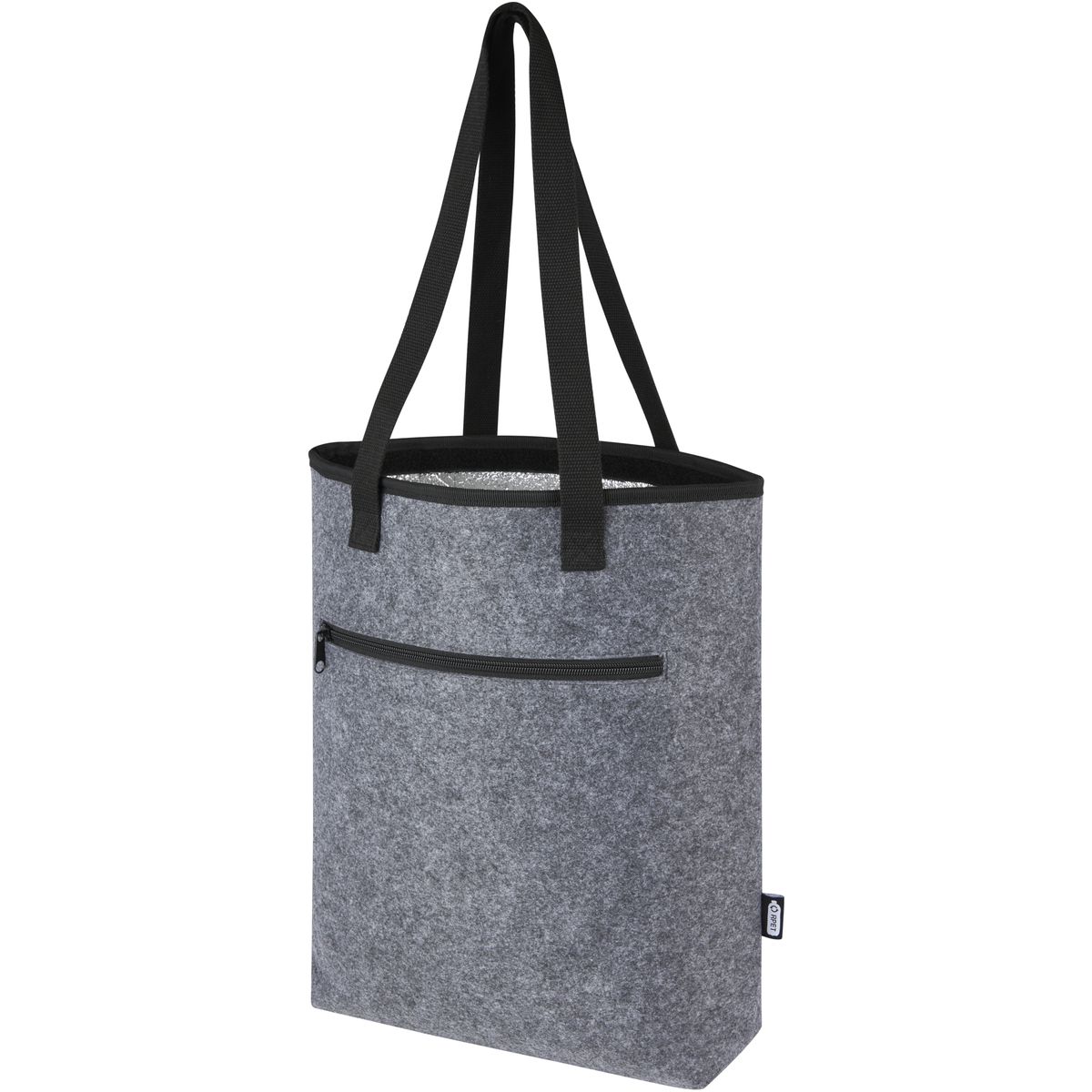 Bolsas nevera de fieltro reciclado con base ancha, 12 litros