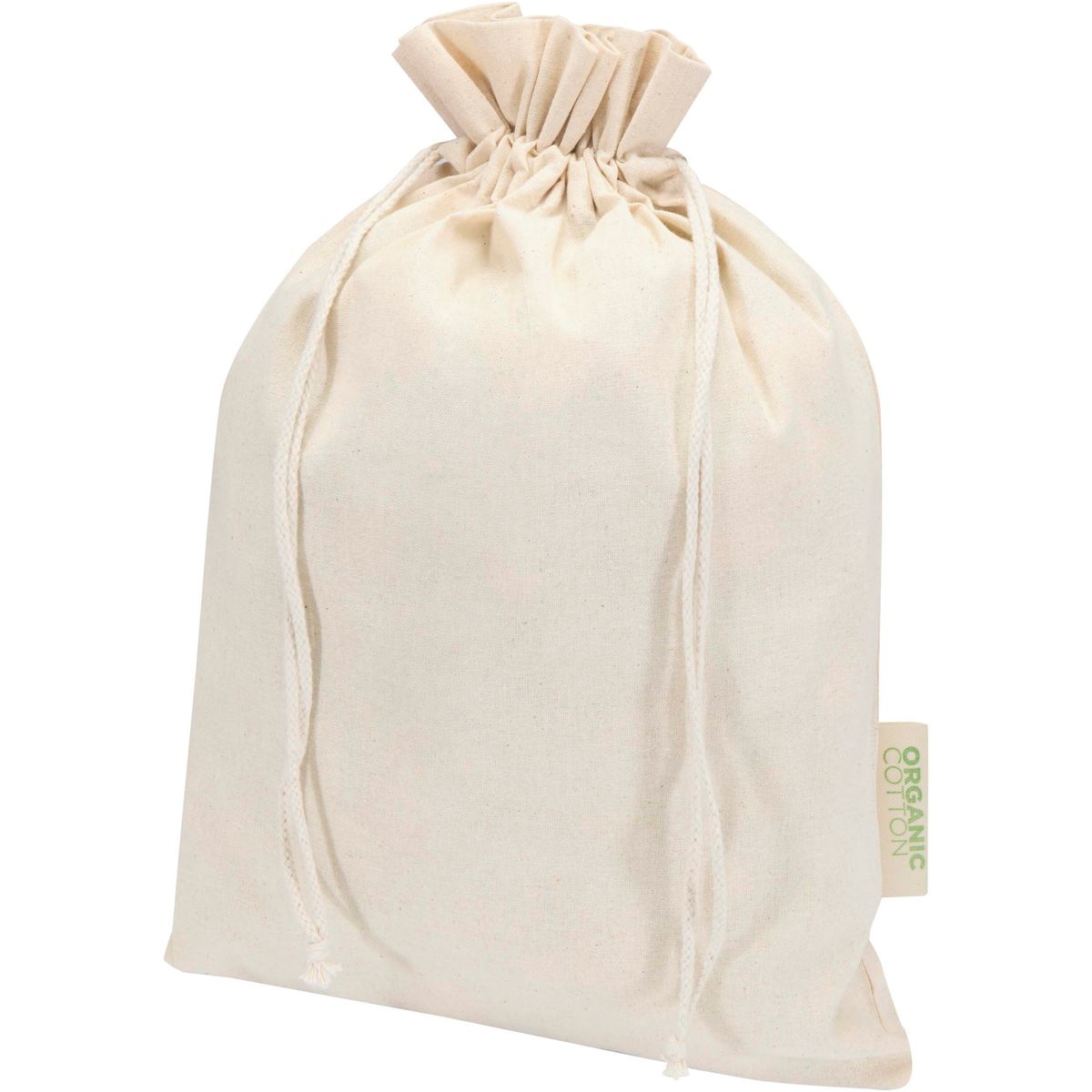 Bolsitas de regalo de algodón orgánico con cordón, 42 x 30 cm