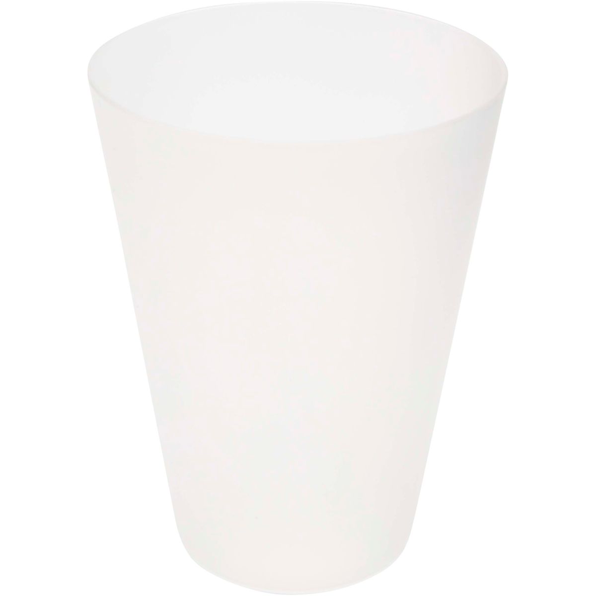 Vasos de plástico reutilizables de 300 ml con acabado mate