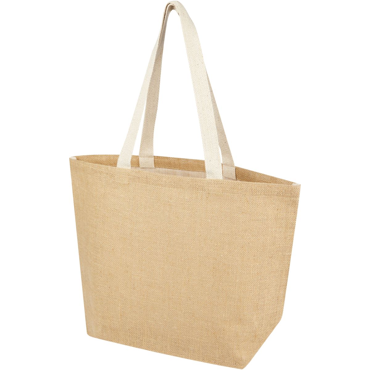 Bolsas de yute con base ancha, 300 g/m², 12 litros