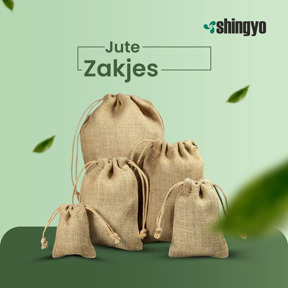 Bolsitas de Yute Biodegradables 290 gr / m2 Varios Tamaños