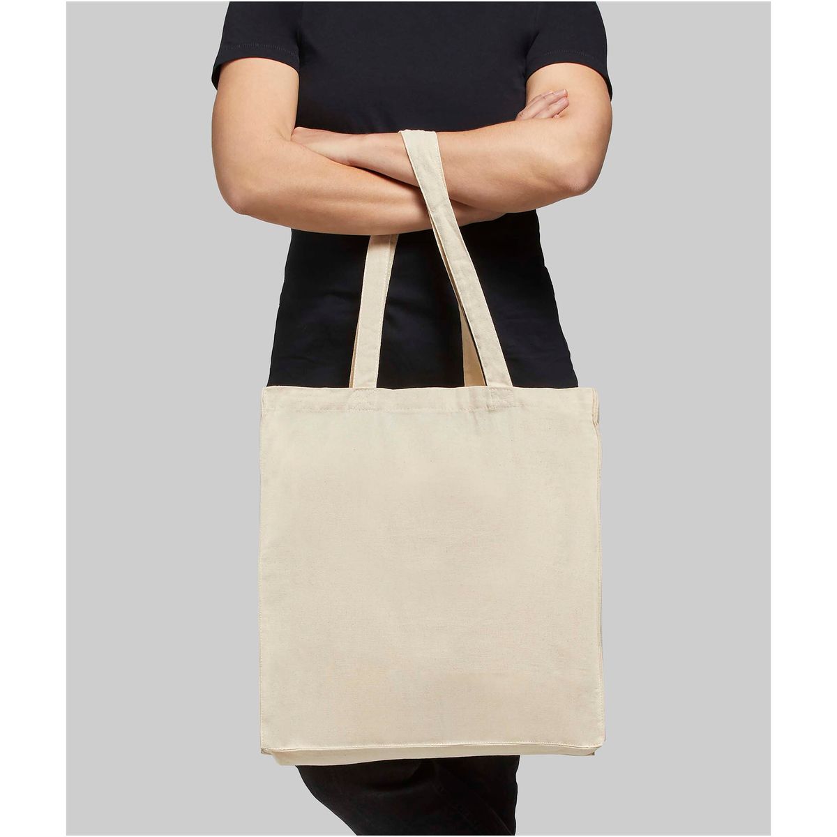 Bolsas de algodón de 220 g/m², 13 litros