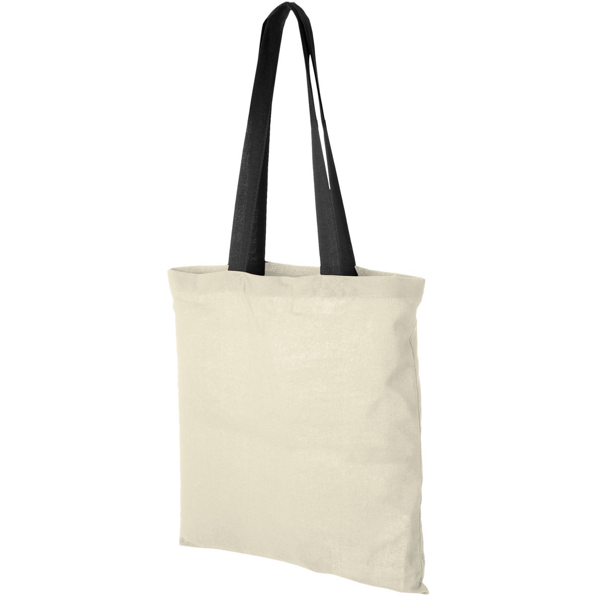 Bolsas de algodón con asas de color, 100 g/m², 7 litros