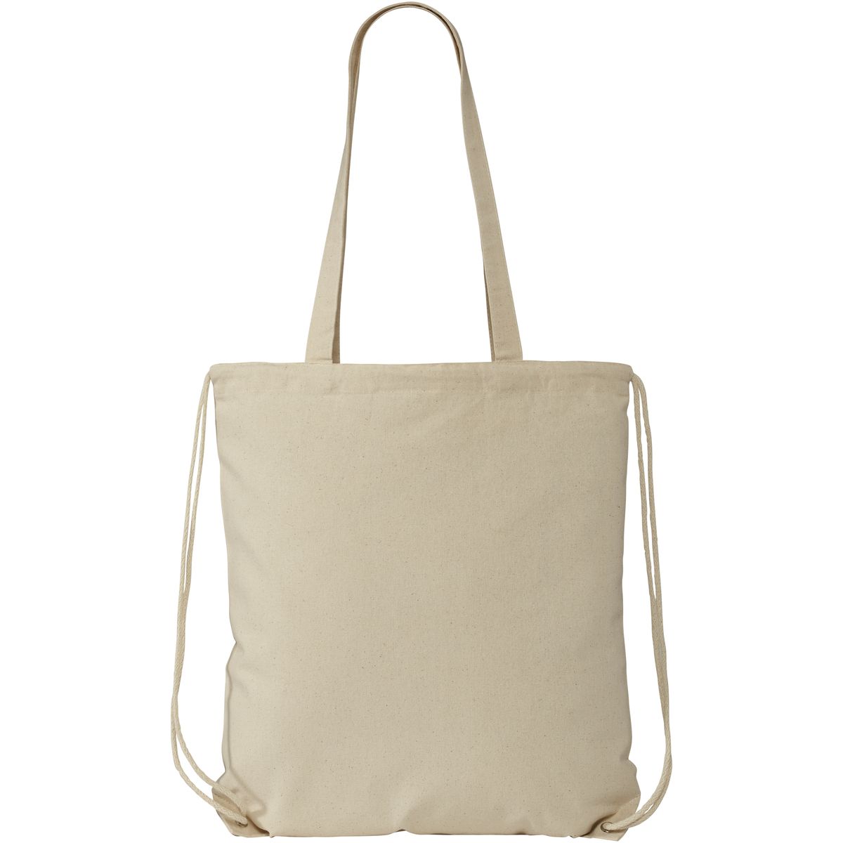 Mochilas de cuerdas de algodón con asas, 240 g/m², 6 litros