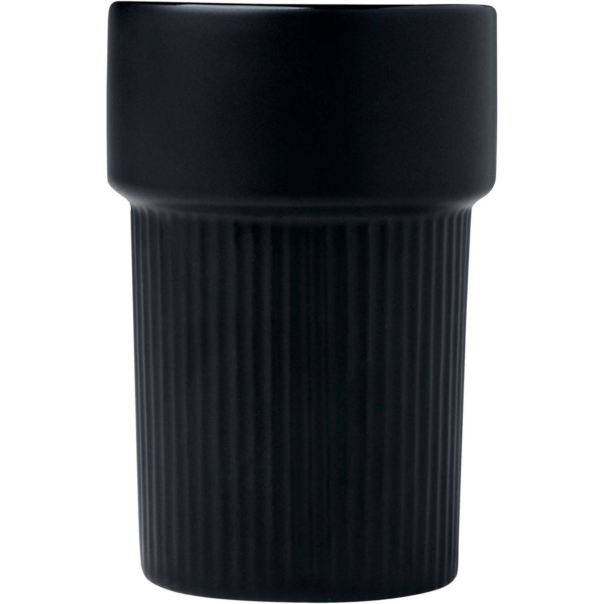 Vasos de cerámica de 340 ml con funda de bambú extraíble