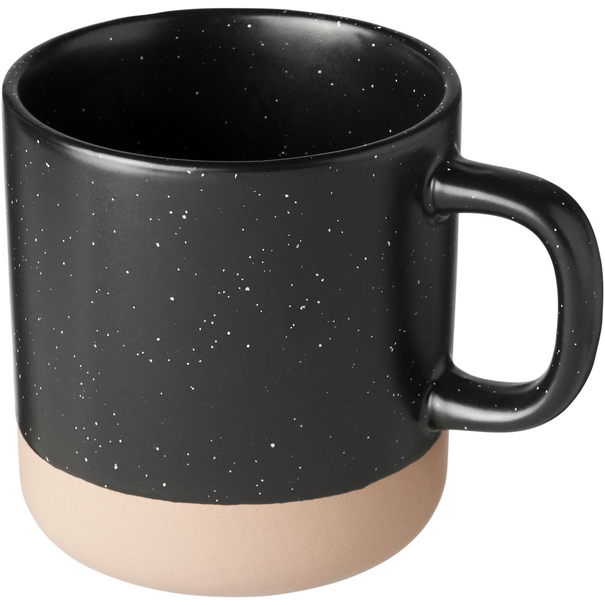 Tazas de cerámica de 360 ml con base sin esmaltar