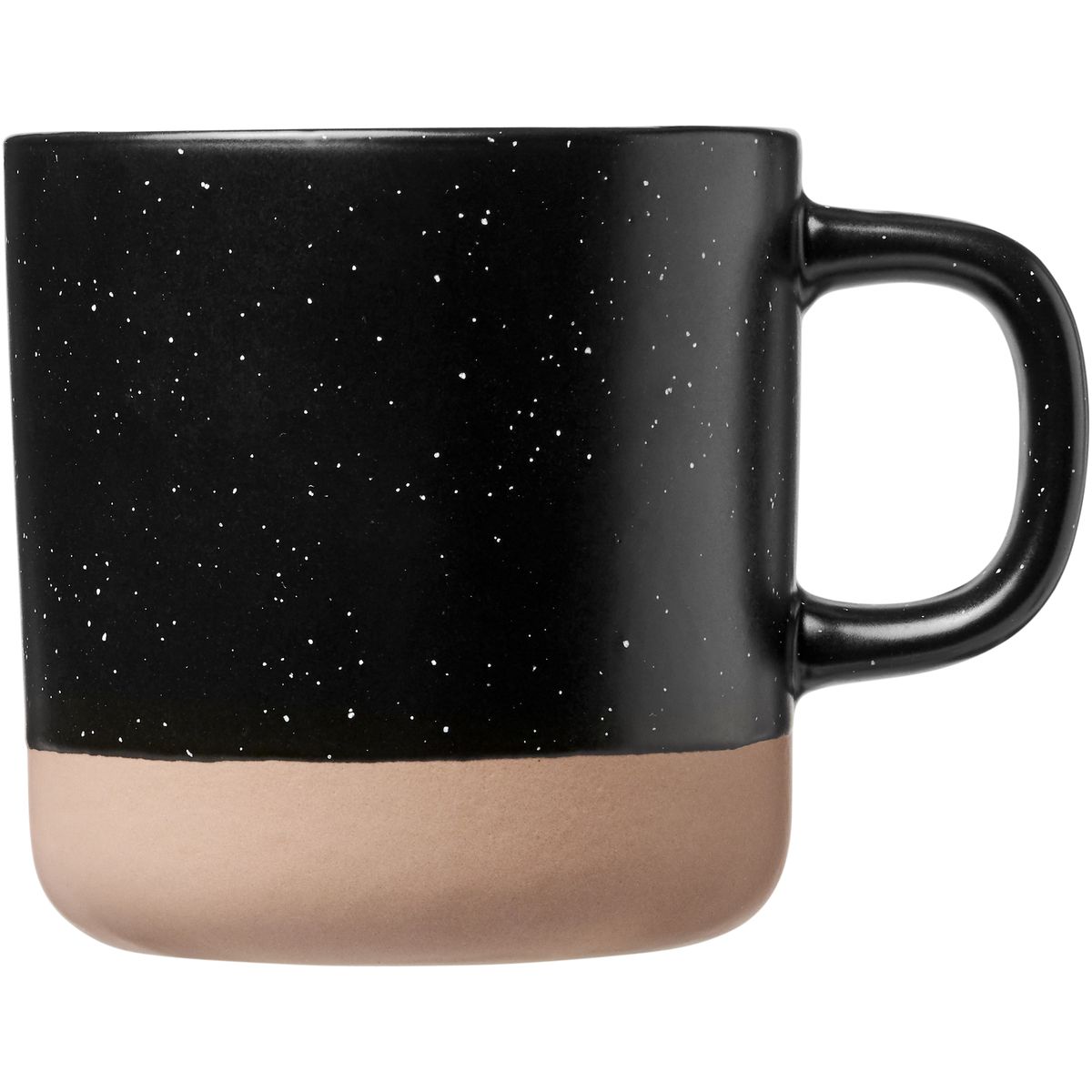 Tazas de cerámica de 360 ml con base sin esmaltar