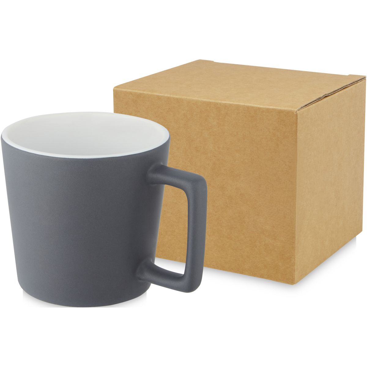 Tazas de cerámica de 370 ml con acabado mate