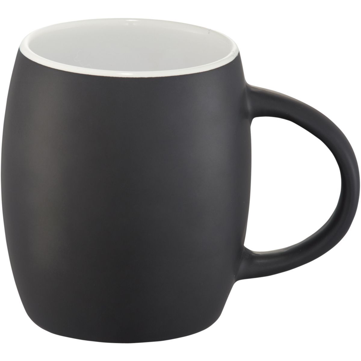 Tazas de cerámica de 400 ml con posavasos de madera