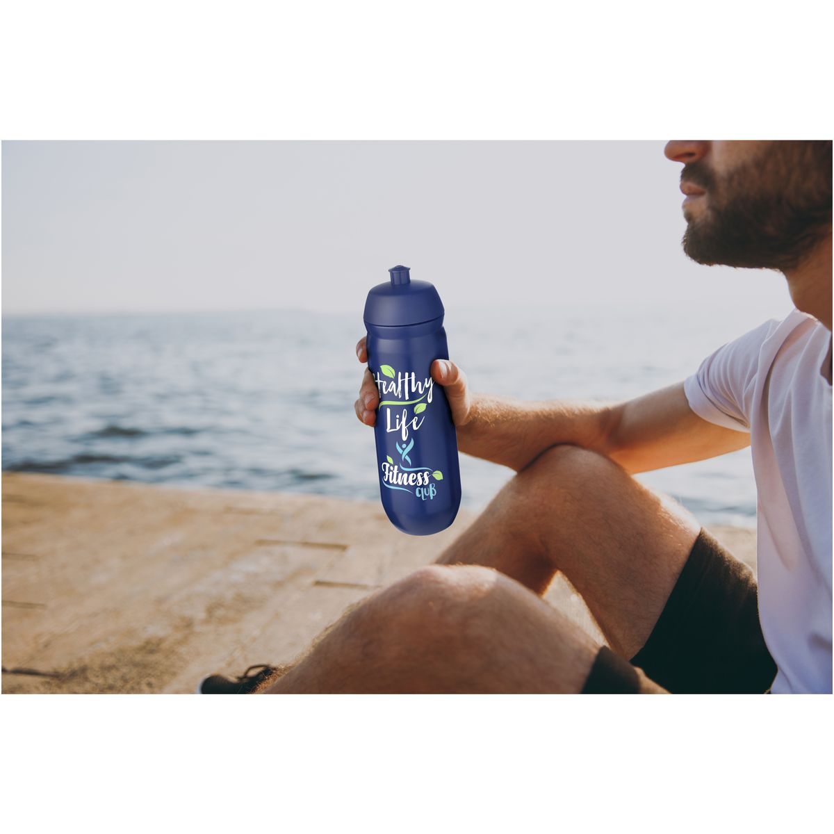 Bidones flexibles de 750 ml con tapón deportivo