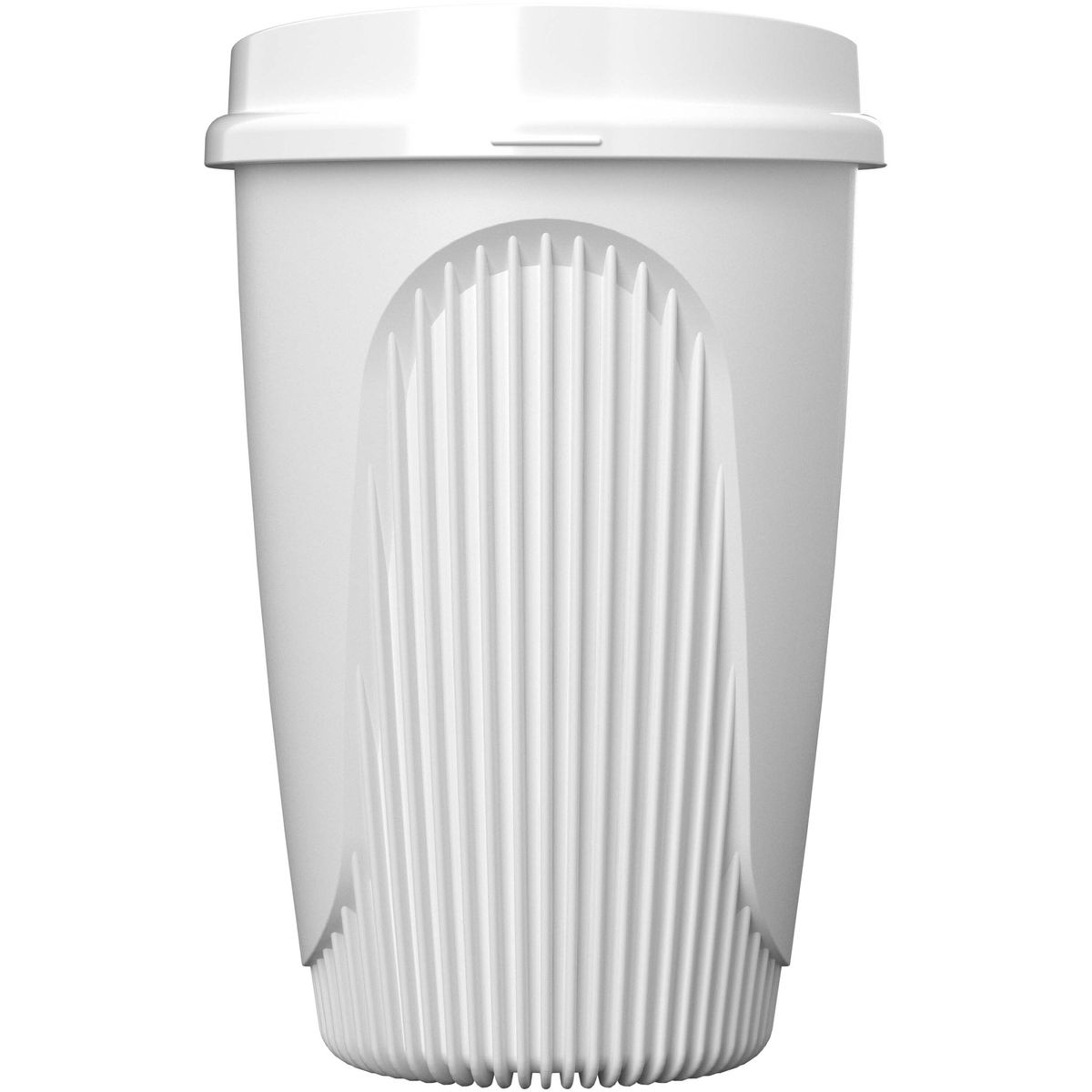 Vasos de café para llevar de 350 ml con tapa abatible