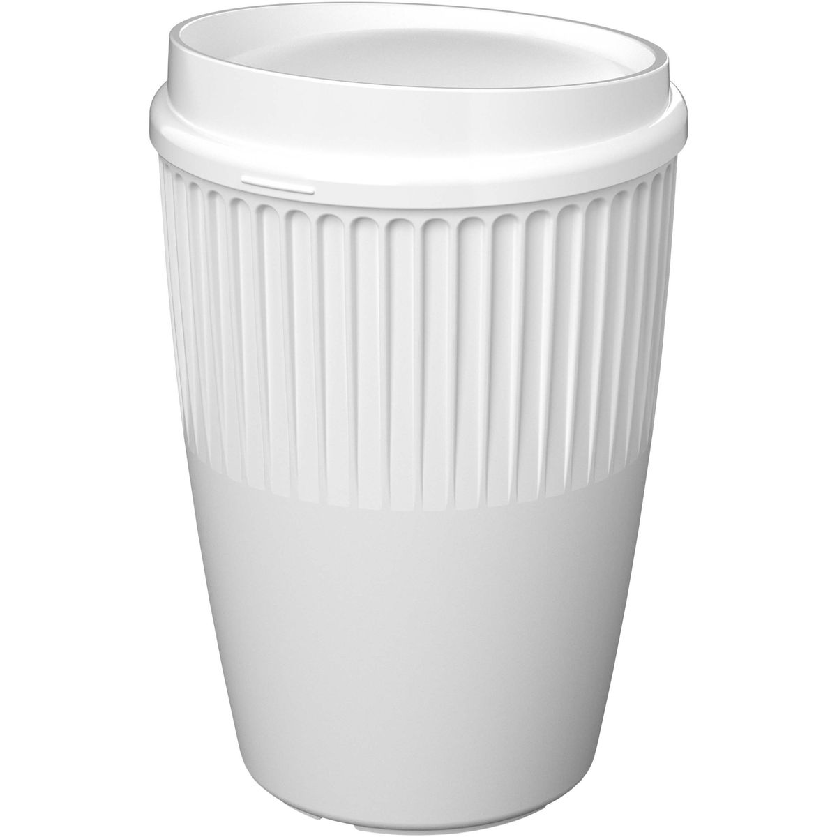 Vasos de café para llevar de 350 ml con tapa abatible, Cirrus