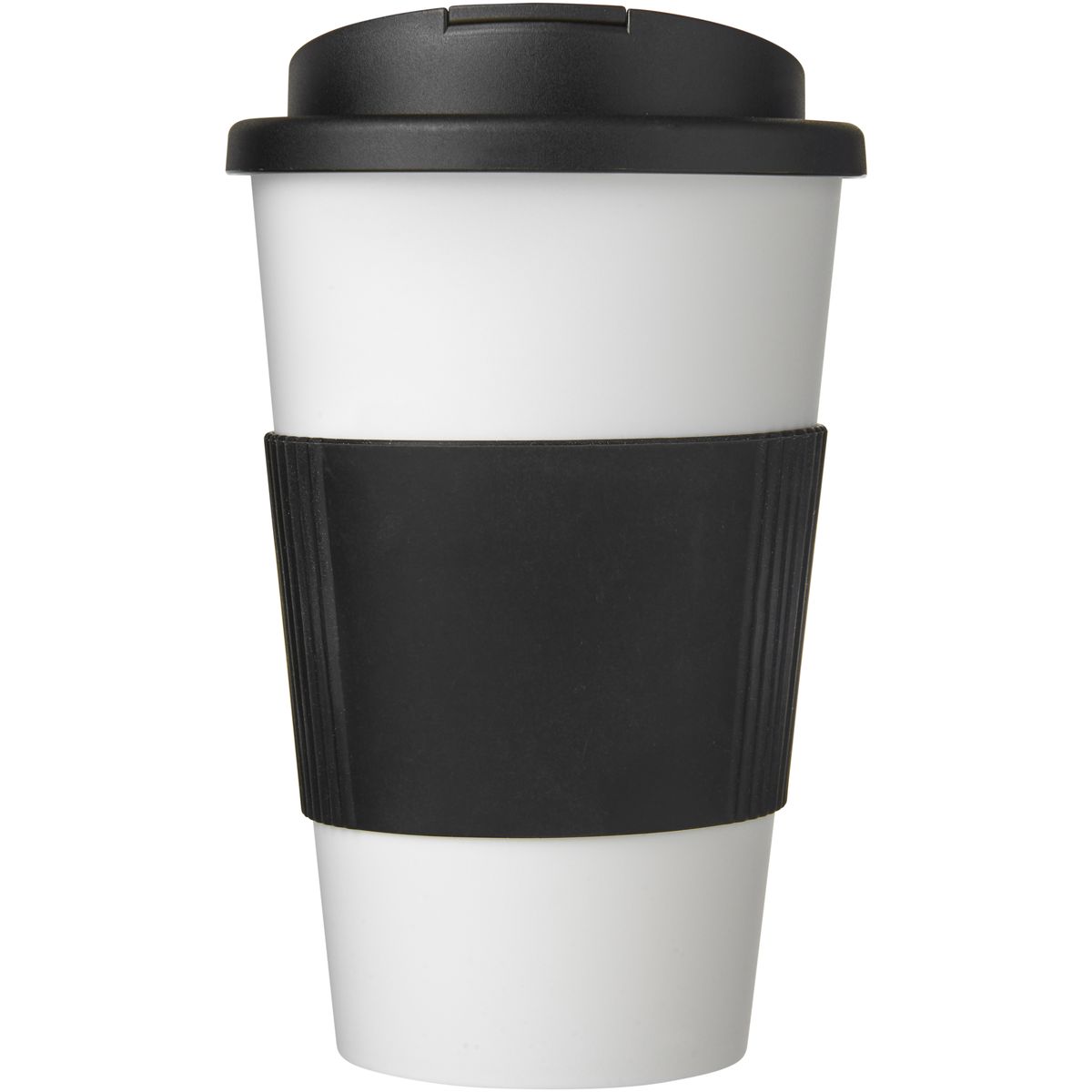 Tazas térmicas de plástico de 350 ml con asa y tapa antiderrame