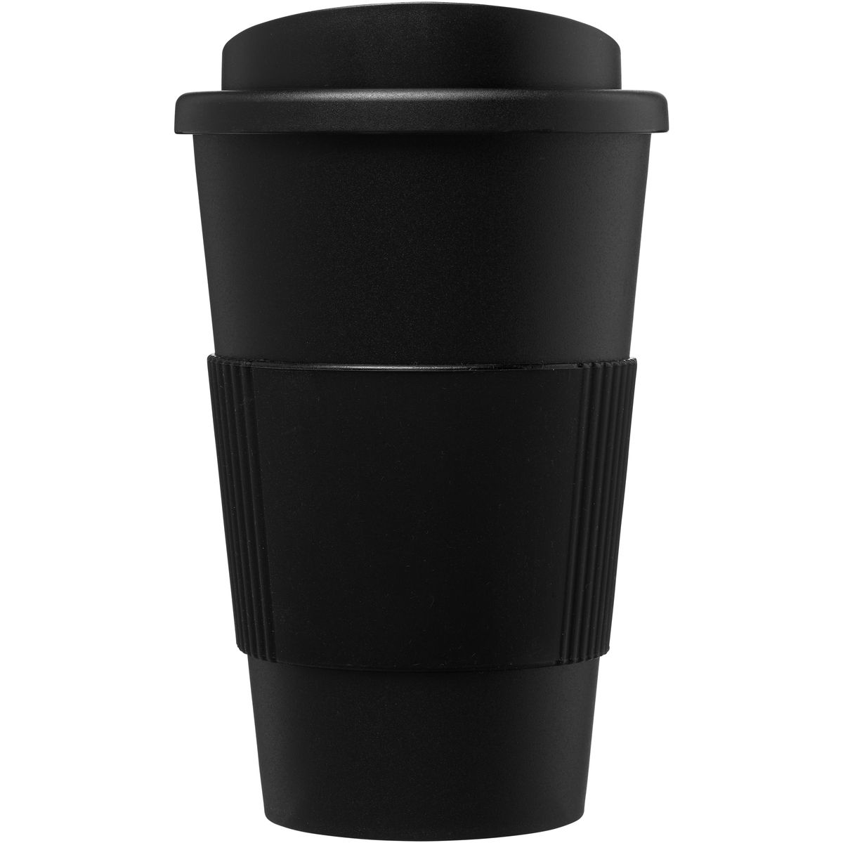 Vasos térmicos de plástico de 350 ml con agarre de silicona