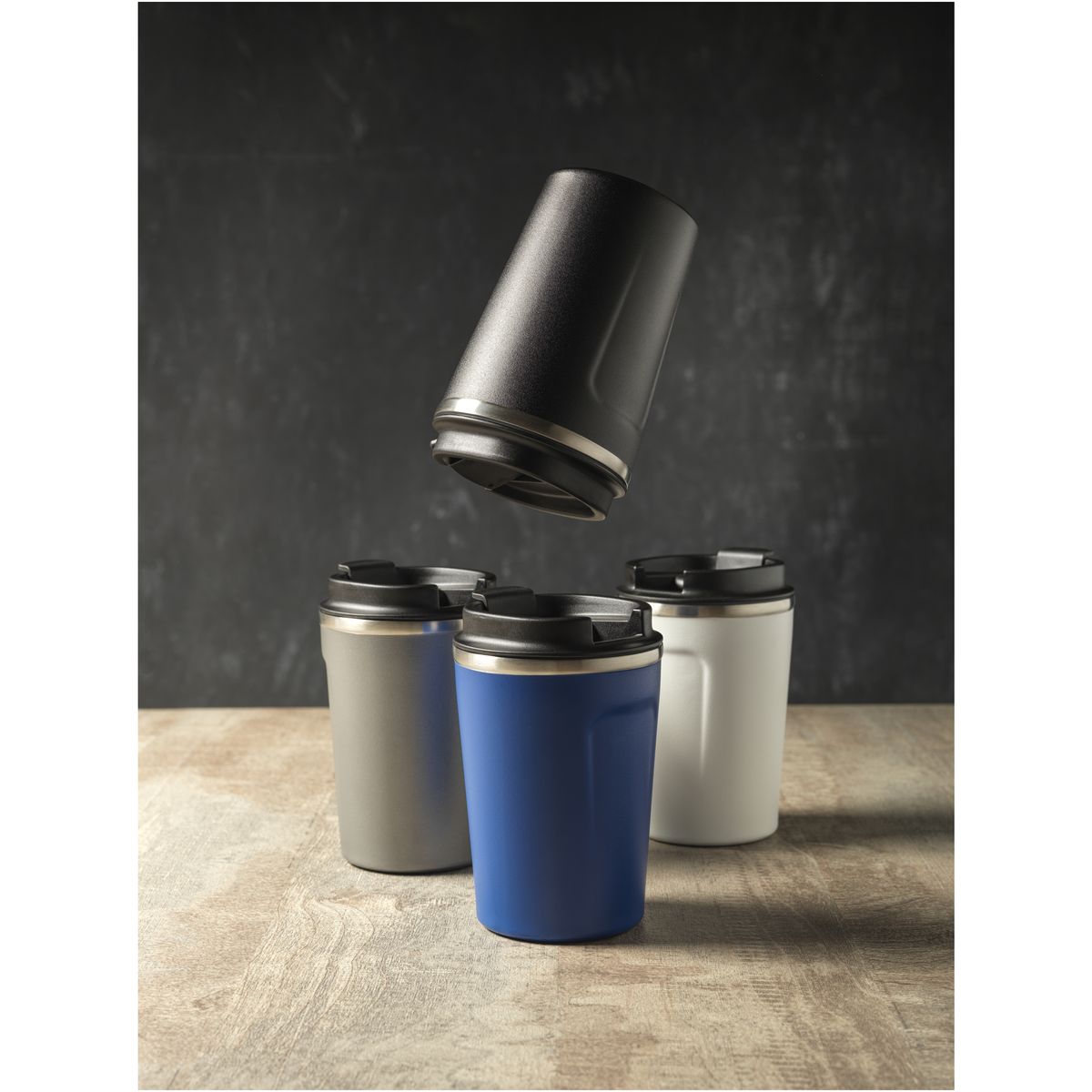 Vasos térmicos de acero inoxidable a prueba de fugas, 360 ml, con aislamiento al vacío de cobre