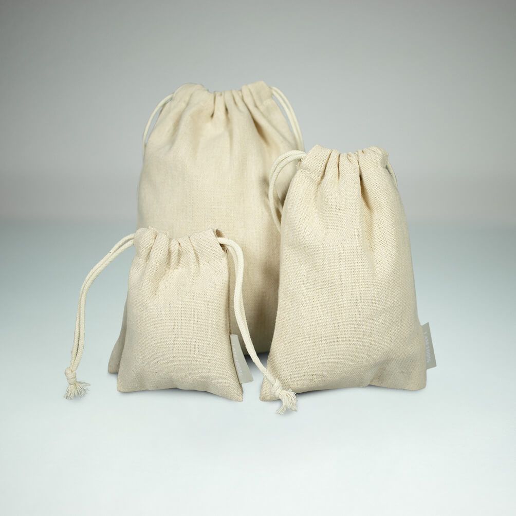 Bolsitas de lino reciclado