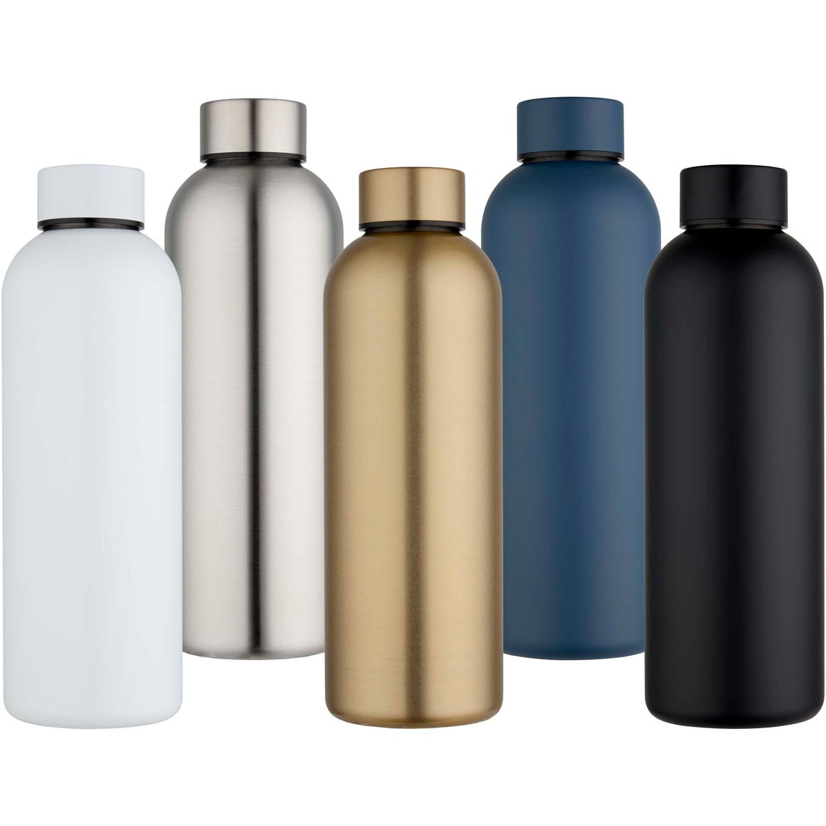 Botellas mate de acero inoxidable reciclado de 750 ml, de pared simple