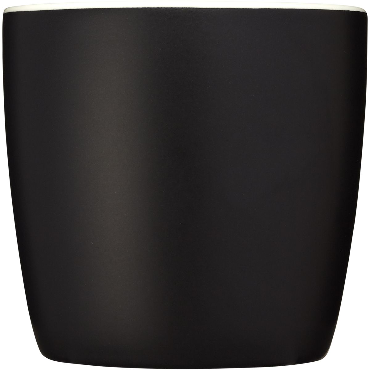 Tazas de cerámica mate de 320 ml con interior de color