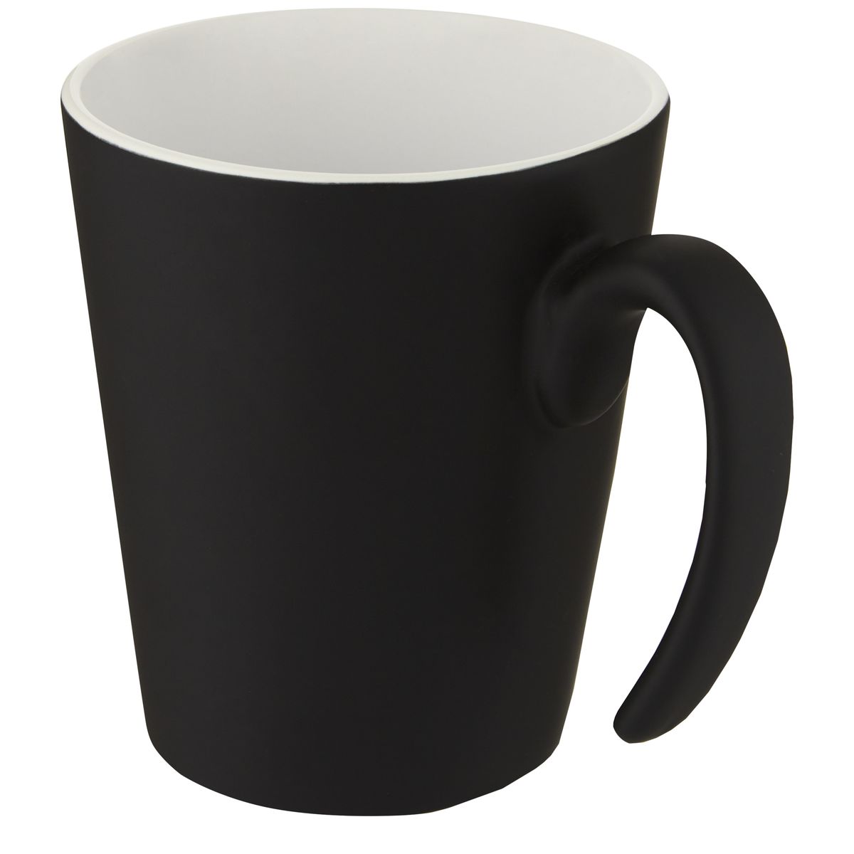Tazas de cerámica mate de 360 ml con interior brillante