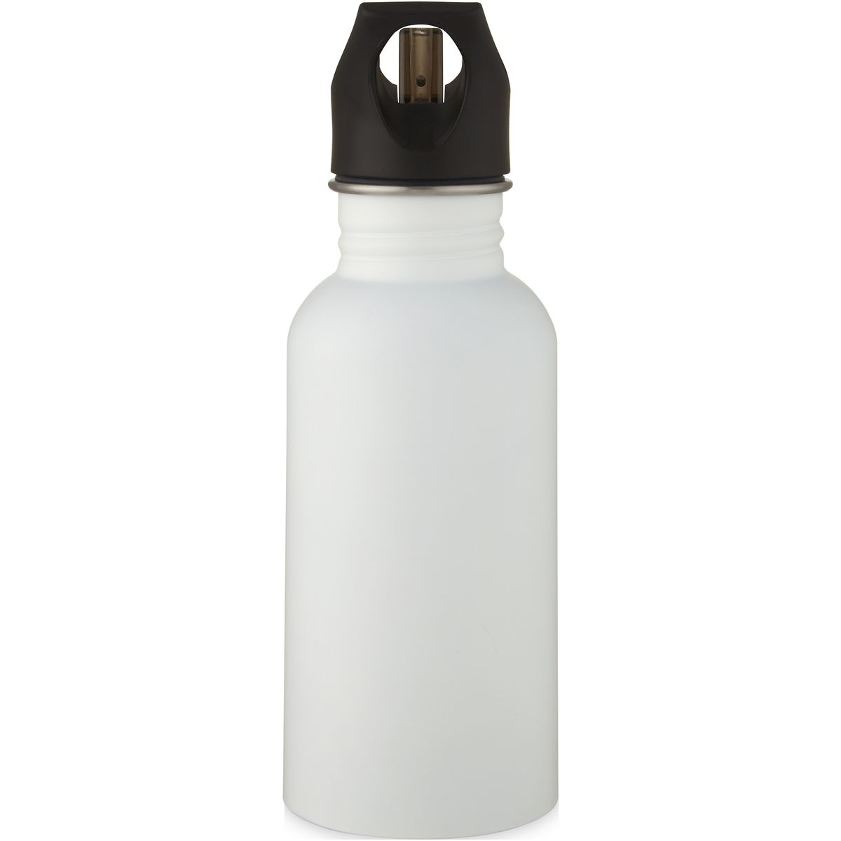 Botellas mate de acero inoxidable de 500 ml con asa y pajita