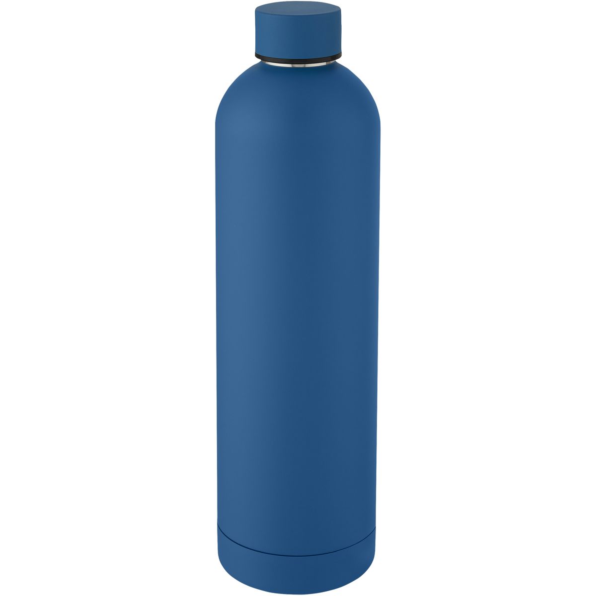 Botellas térmicas mate de acero inoxidable de 1 litro con aislamiento al vacío de cobre