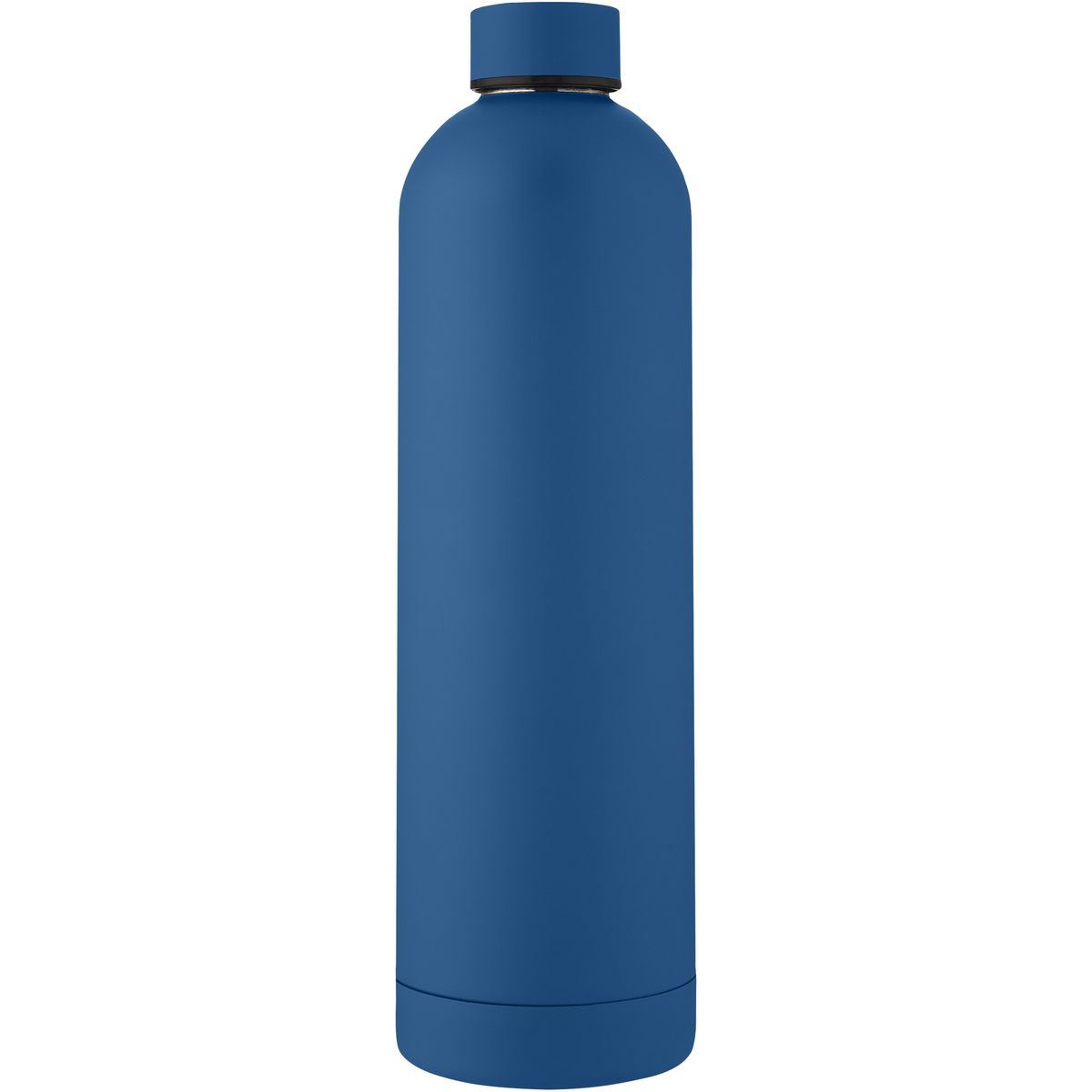 Botellas térmicas mate de acero inoxidable de 1 litro con aislamiento al vacío de cobre
