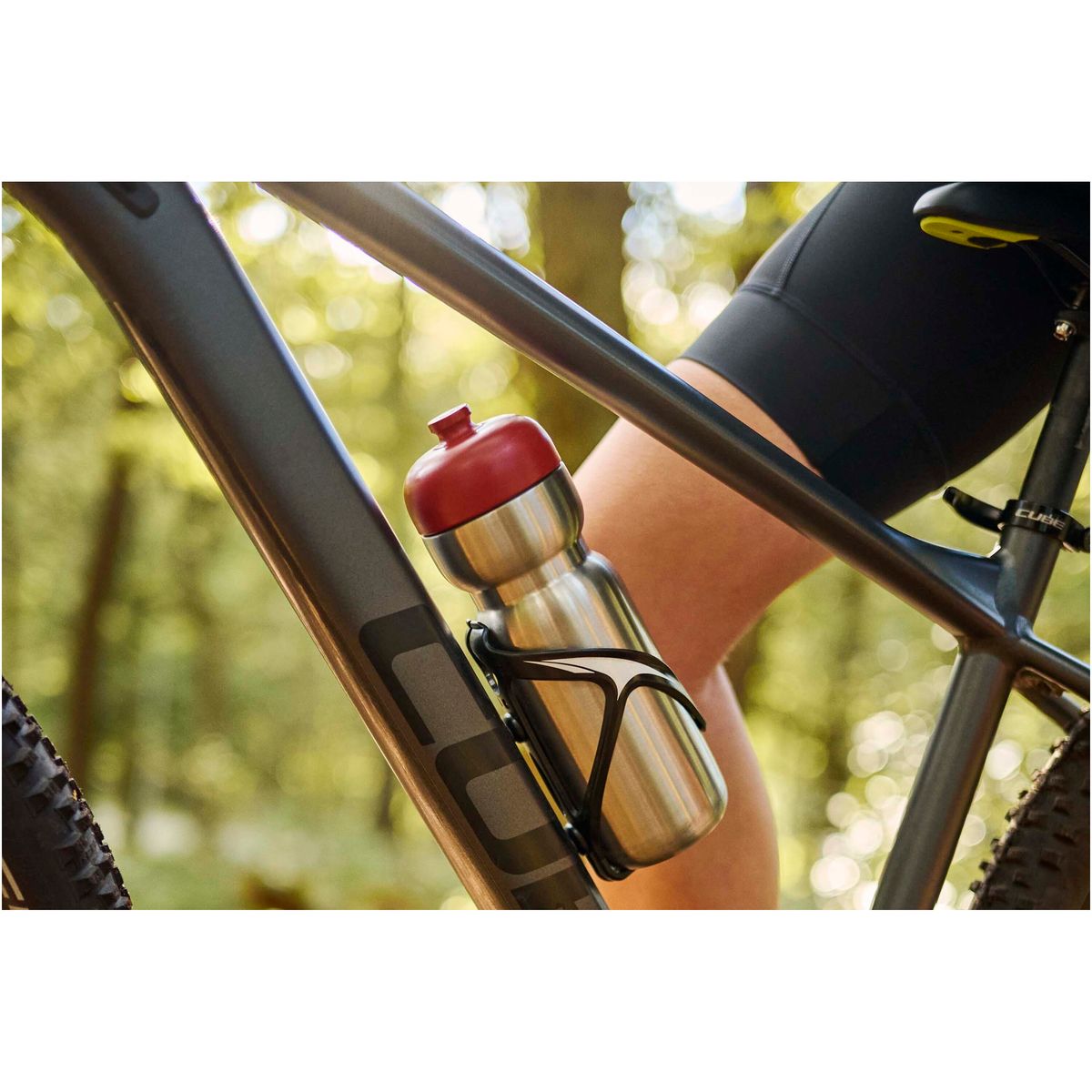 Botellas deportivas Mepal de acero inoxidable de 800 ml, de uso con una mano