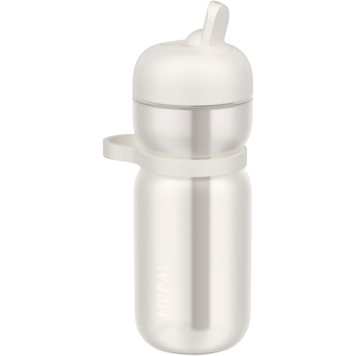 Botellas deportivas Mepal de 600 ml con tapa abatible y pajita