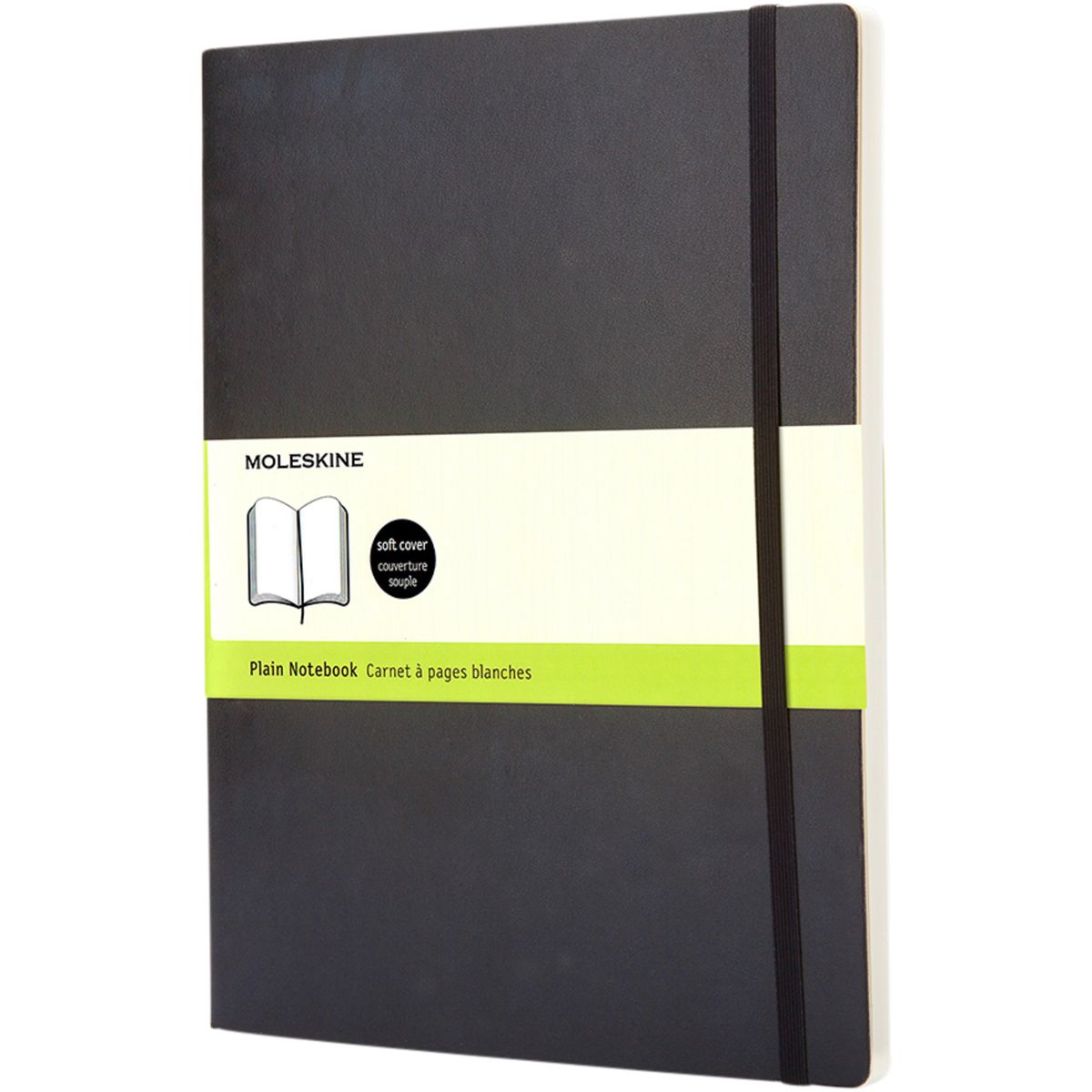 Cuadernos Moleskine en blanco con tapa blanda, 19 x 25 cm