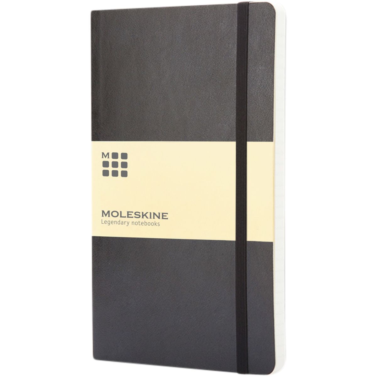 Cuadernos Moleskine cuadriculados con tapa blanda, 13 x 21 cm