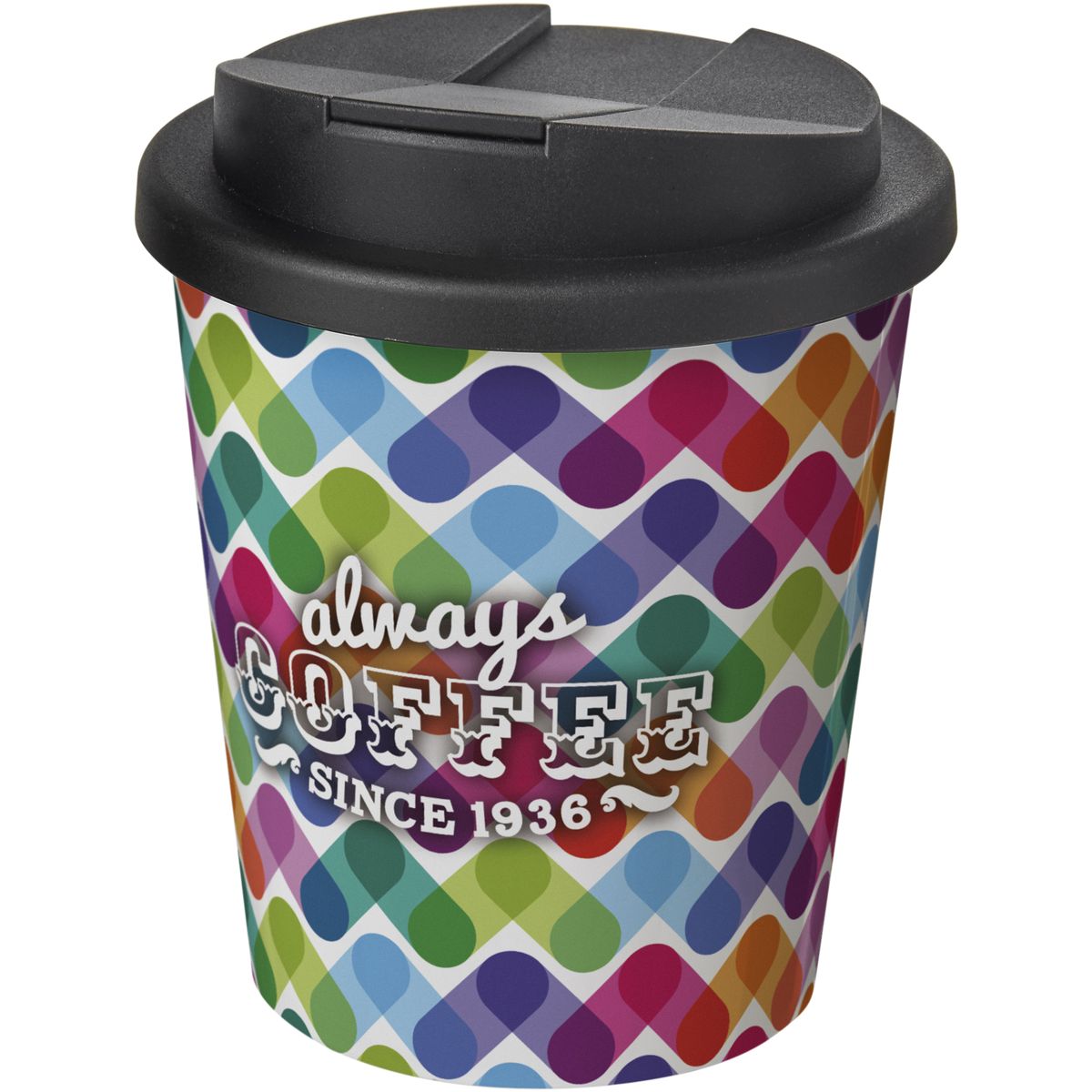 Vasos térmicos antiderrame de 250 ml con capa exterior reciclada