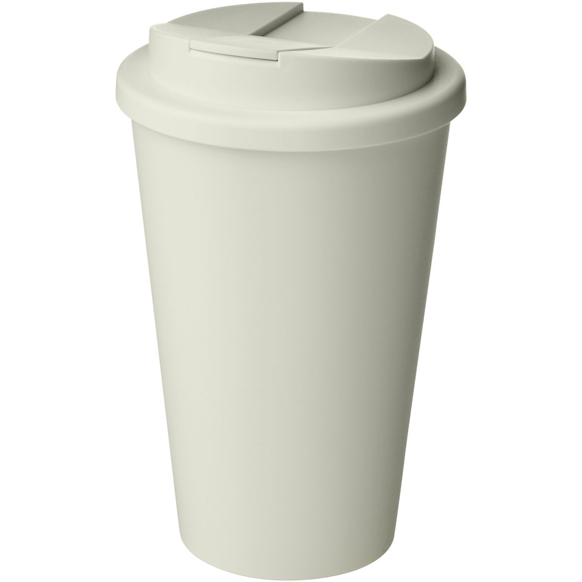 Vasos térmicos antiderrame con un 25% de plástico de caña de azúcar, 350 ml