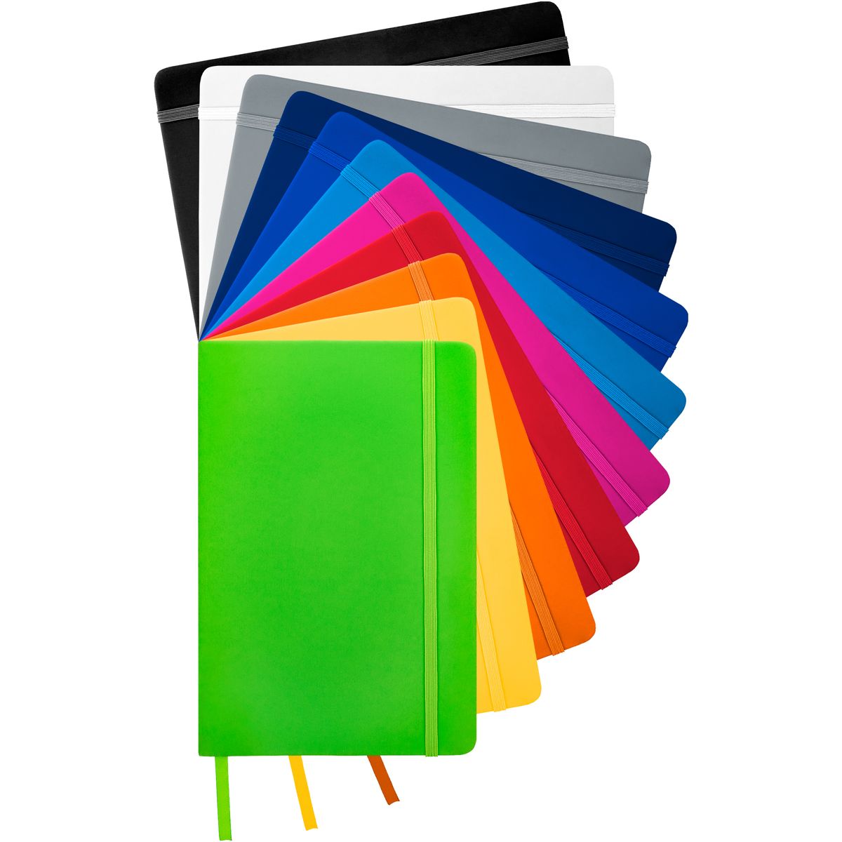 Cuadernos de tapa dura con 96 hojas de rayas, 14 x 21,1 cm
