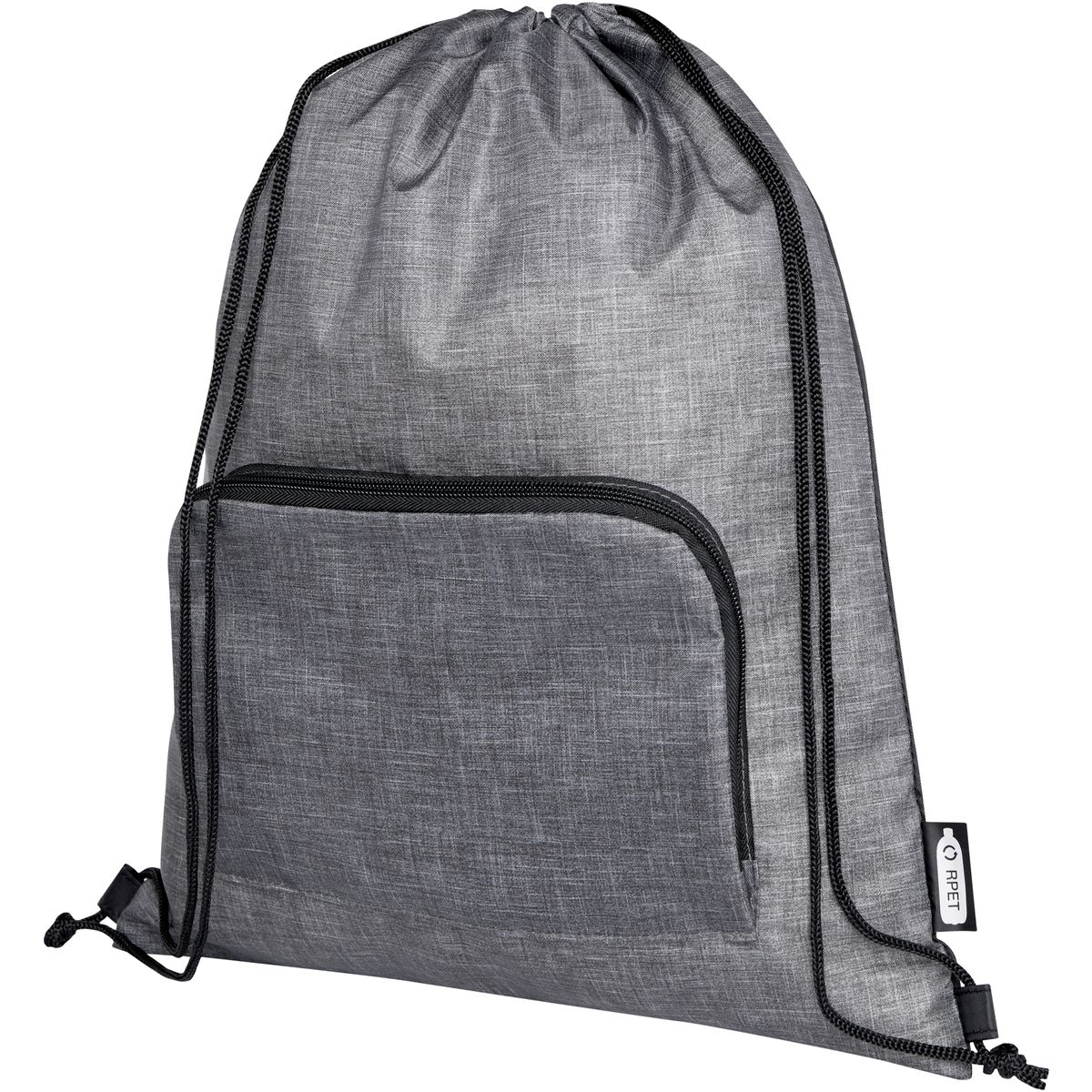 Mochilas de cuerdas plegables recicladas, 7 litros